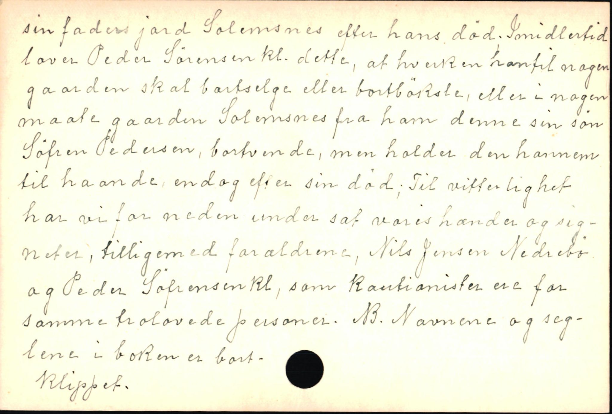 Haugen, Johannes - lærer, AV/SAB-SAB/PA-0036/01/L0001: Om klokkere og lærere, 1521-1904, p. 6816