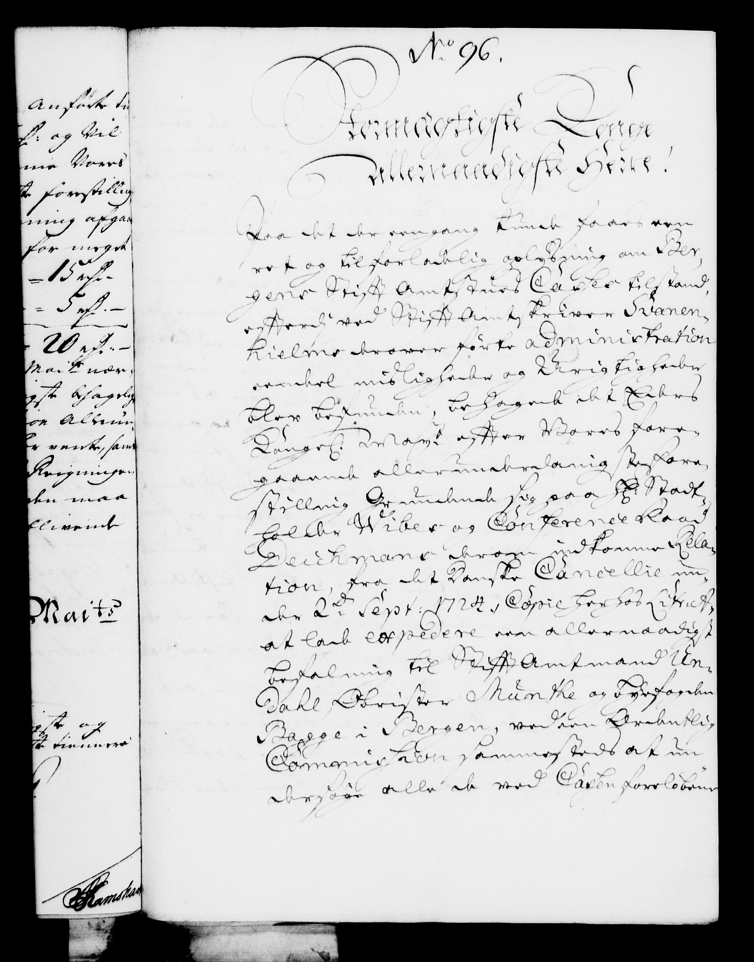 Rentekammeret, Kammerkanselliet, RA/EA-3111/G/Gf/Gfa/L0008: Norsk relasjons- og resolusjonsprotokoll (merket RK 52.8), 1725, p. 557
