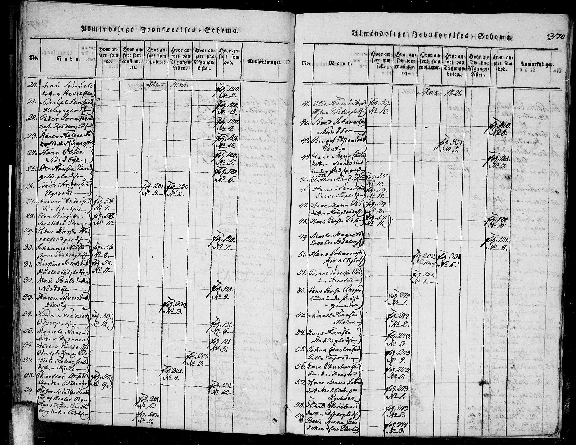 Kråkstad prestekontor Kirkebøker, AV/SAO-A-10125a/F/Fa/L0003: Parish register (official) no. I 3, 1813-1824, p. 370