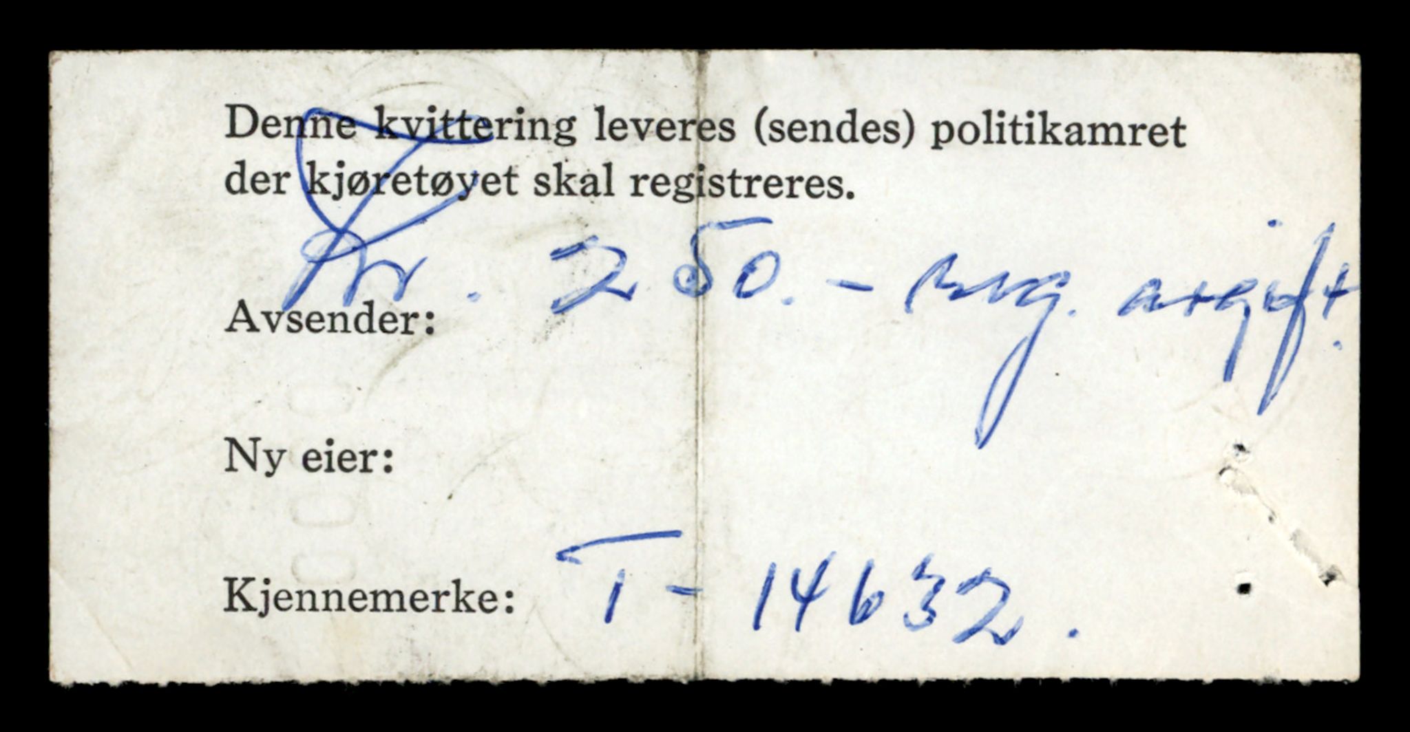 Møre og Romsdal vegkontor - Ålesund trafikkstasjon, AV/SAT-A-4099/F/Fe/L0047: Registreringskort for kjøretøy T 14580 - T 14720, 1927-1998, p. 1316