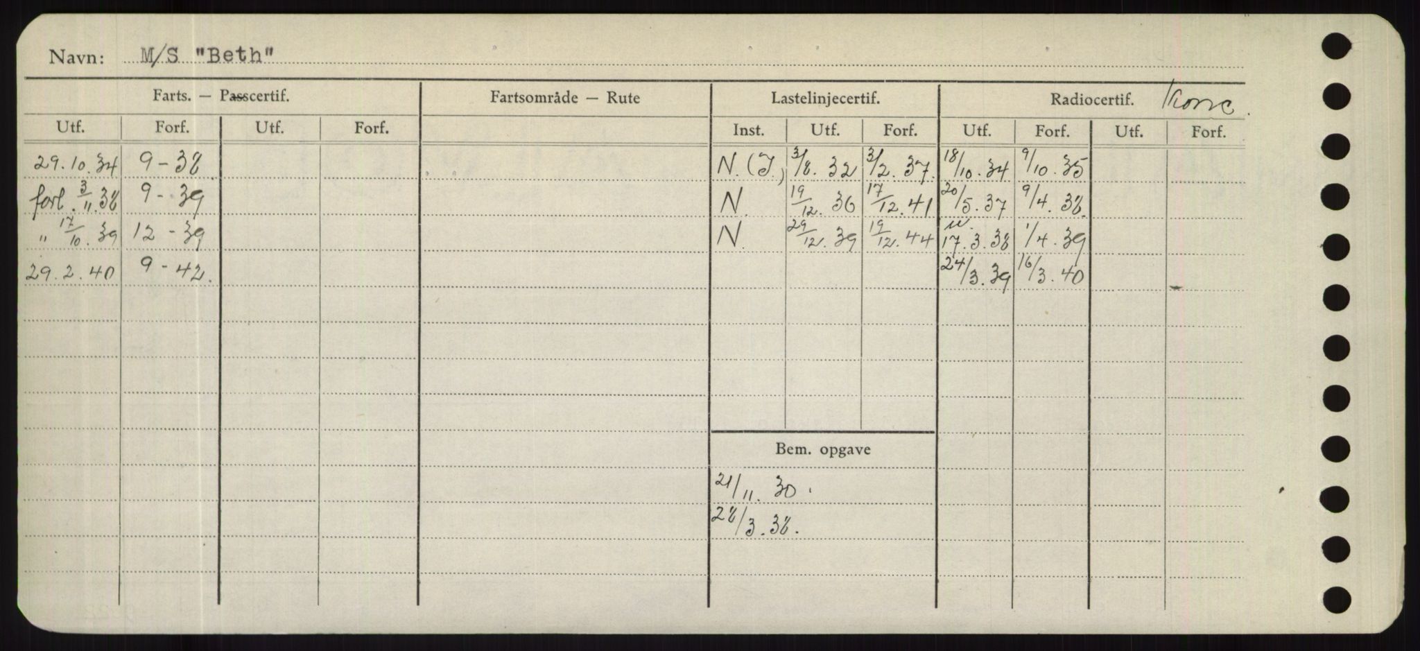 Sjøfartsdirektoratet med forløpere, Skipsmålingen, RA/S-1627/H/Hd/L0003: Fartøy, B-Bev, p. 956