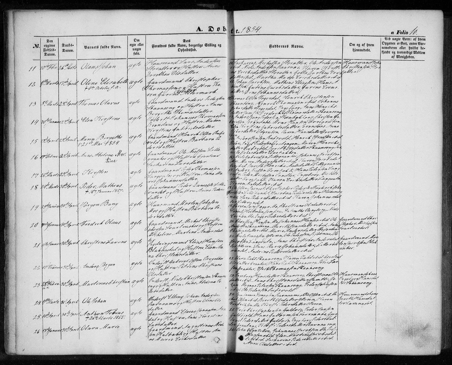 Ministerialprotokoller, klokkerbøker og fødselsregistre - Nordland, AV/SAT-A-1459/827/L0392: Parish register (official) no. 827A04, 1853-1866, p. 10
