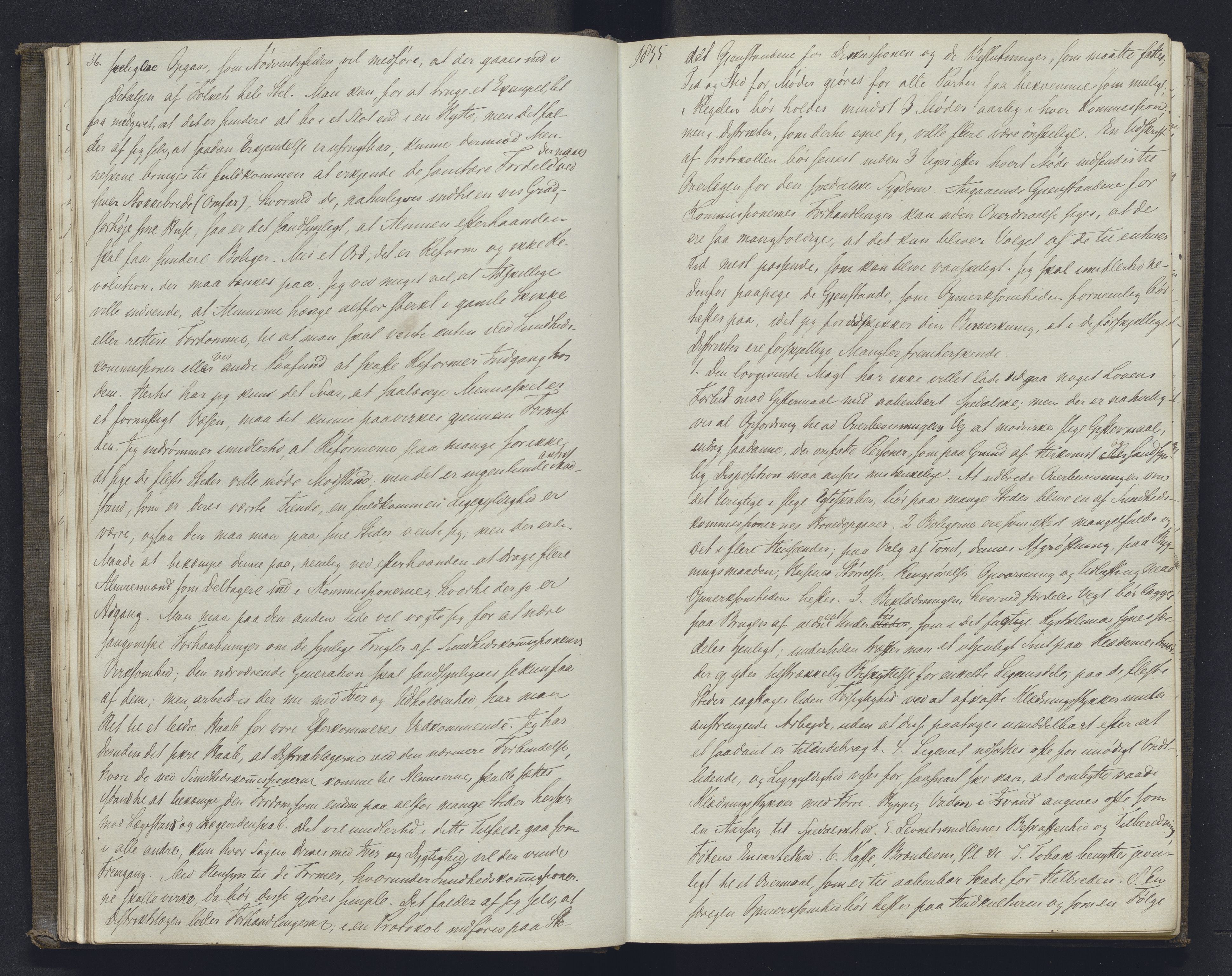 Lepraarkiver - Overlegen for den spedalske sykdom, AV/SAB-A-61001/B.b/L0001: Kopibok, 1854-1858, p. 36-37
