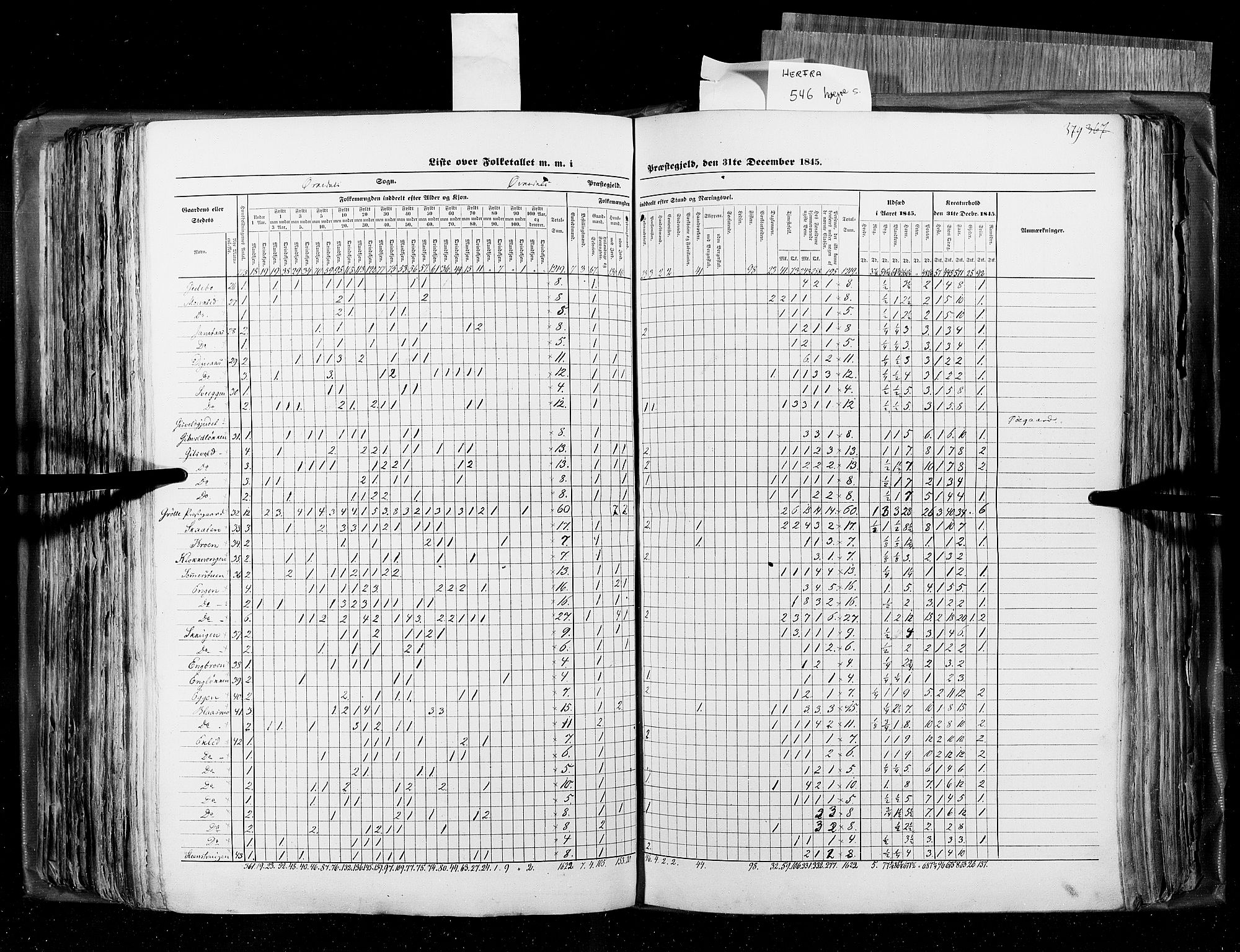 RA, Census 1845, vol. 8: Romsdal amt og Søndre Trondhjems amt, 1845, p. 379