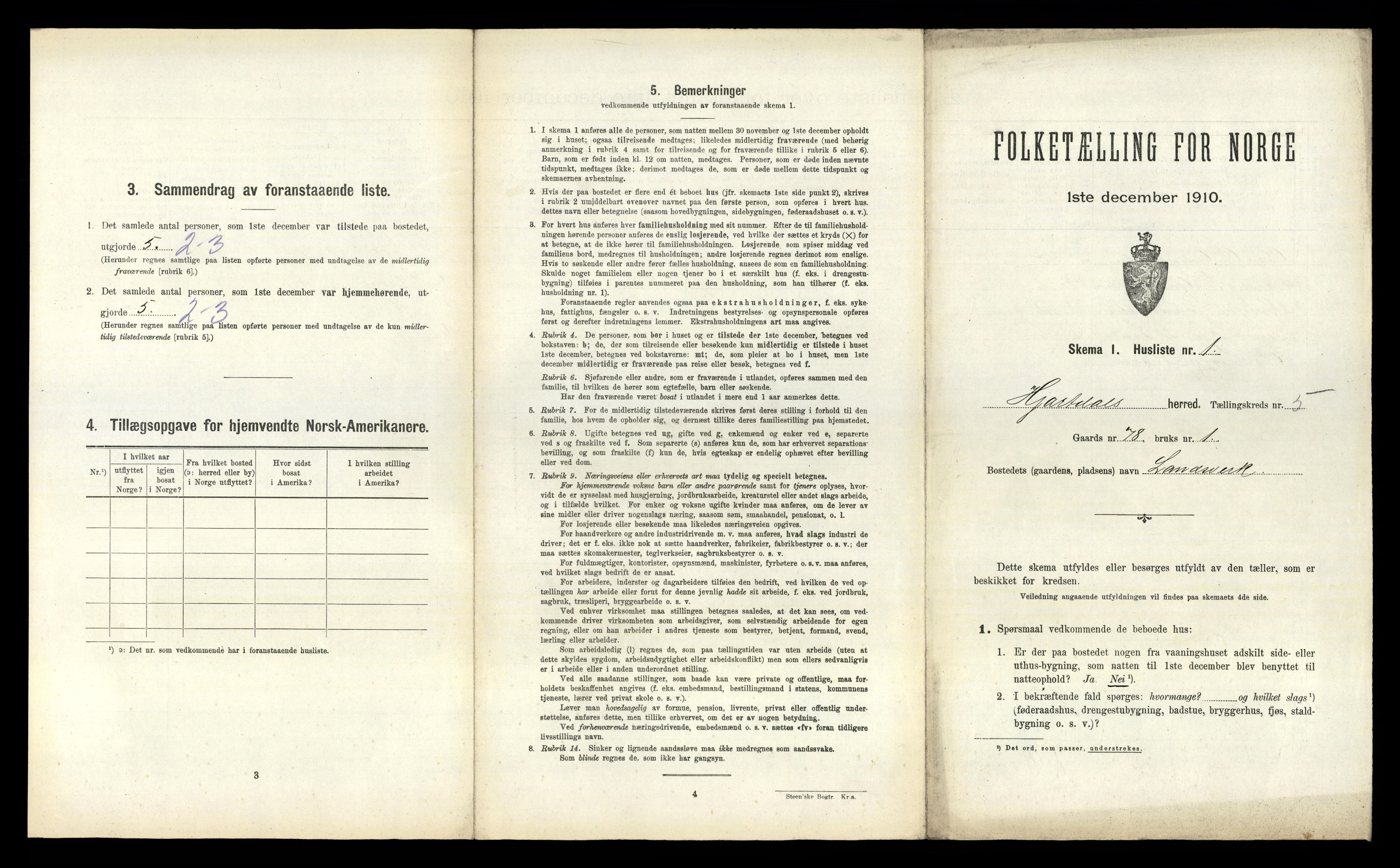 RA, 1910 census for Hjartdal, 1910, p. 548