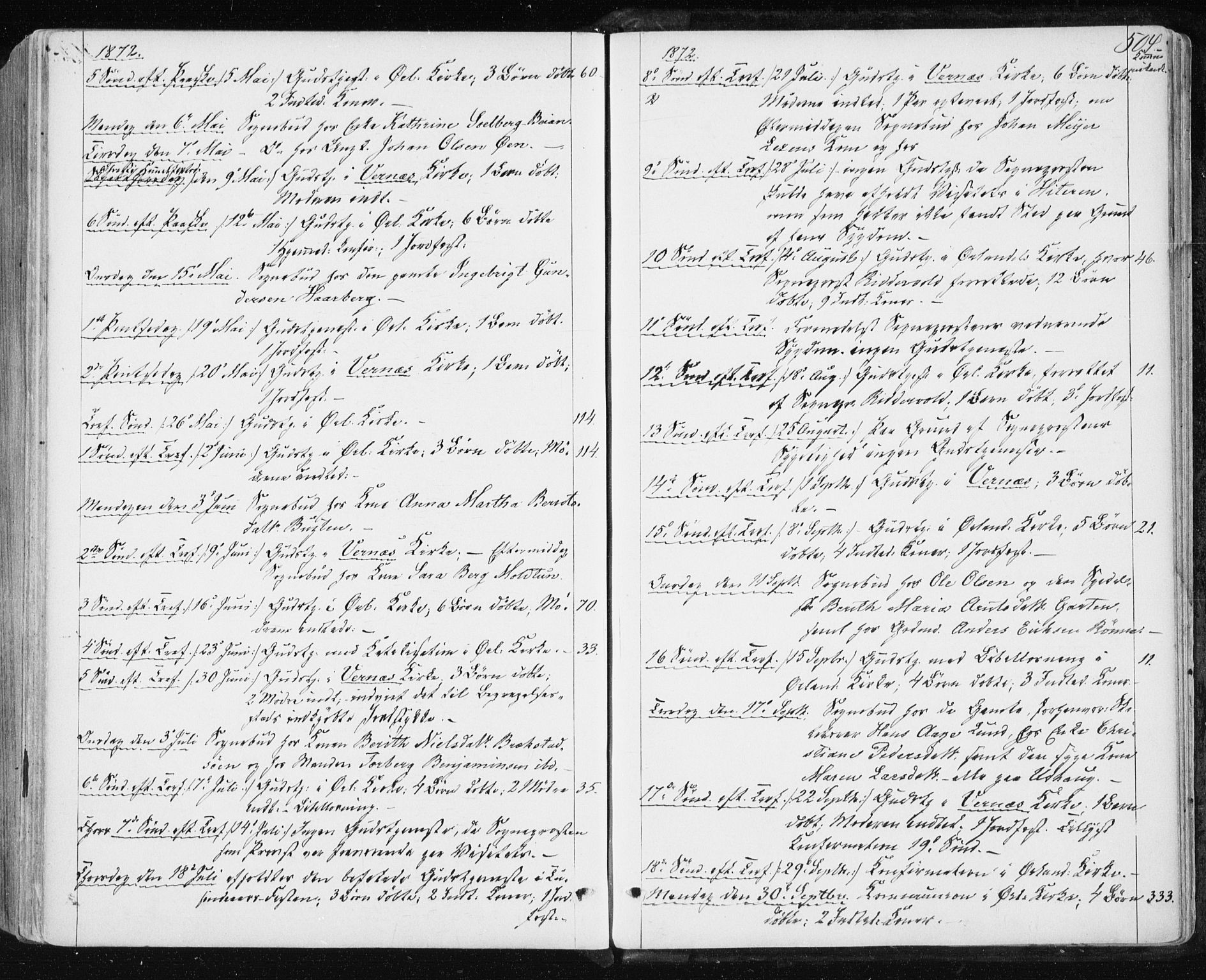 Ministerialprotokoller, klokkerbøker og fødselsregistre - Sør-Trøndelag, SAT/A-1456/659/L0737: Parish register (official) no. 659A07, 1857-1875, p. 504
