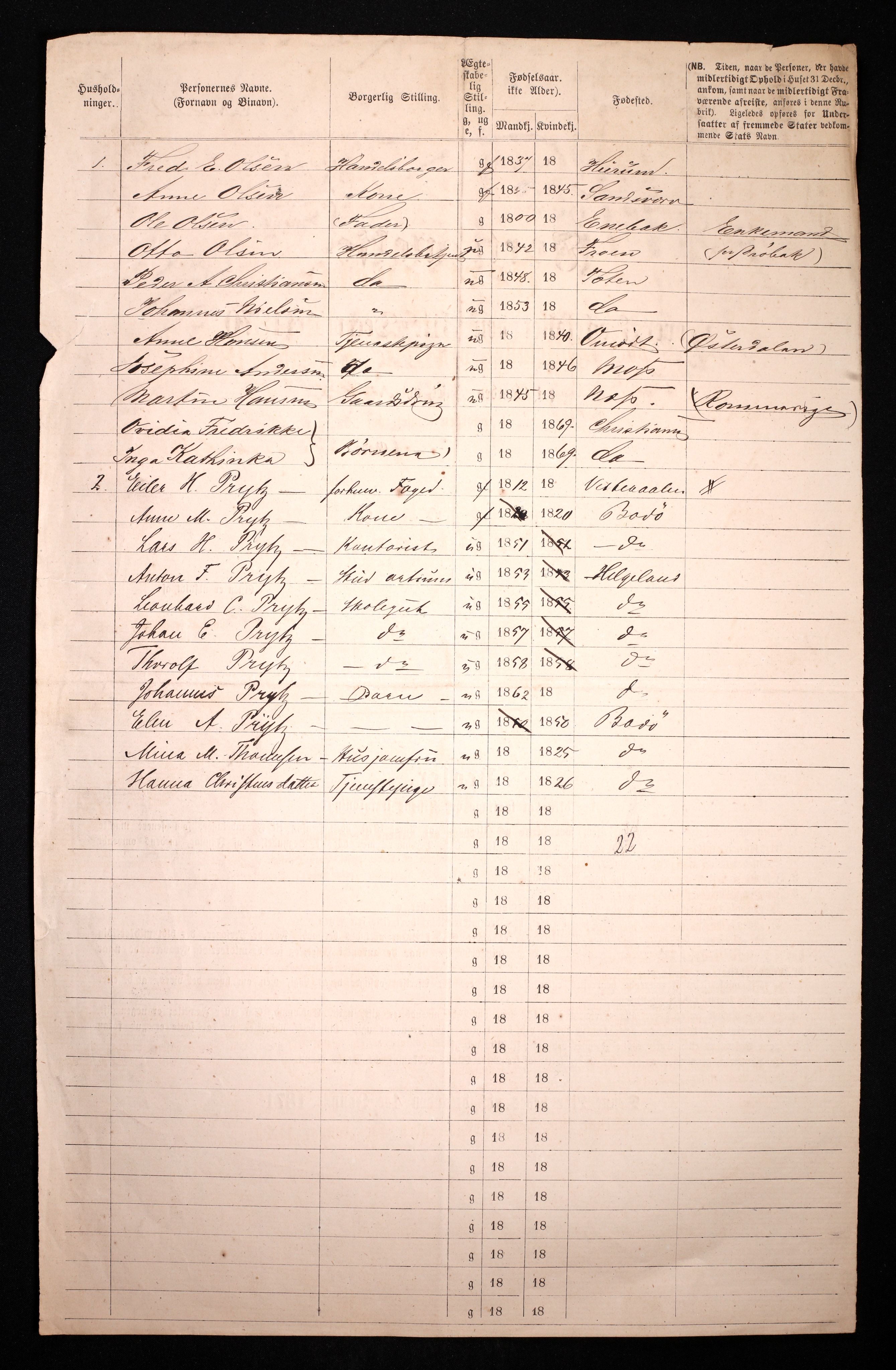 RA, 1870 census for 0301 Kristiania, 1870, p. 4403