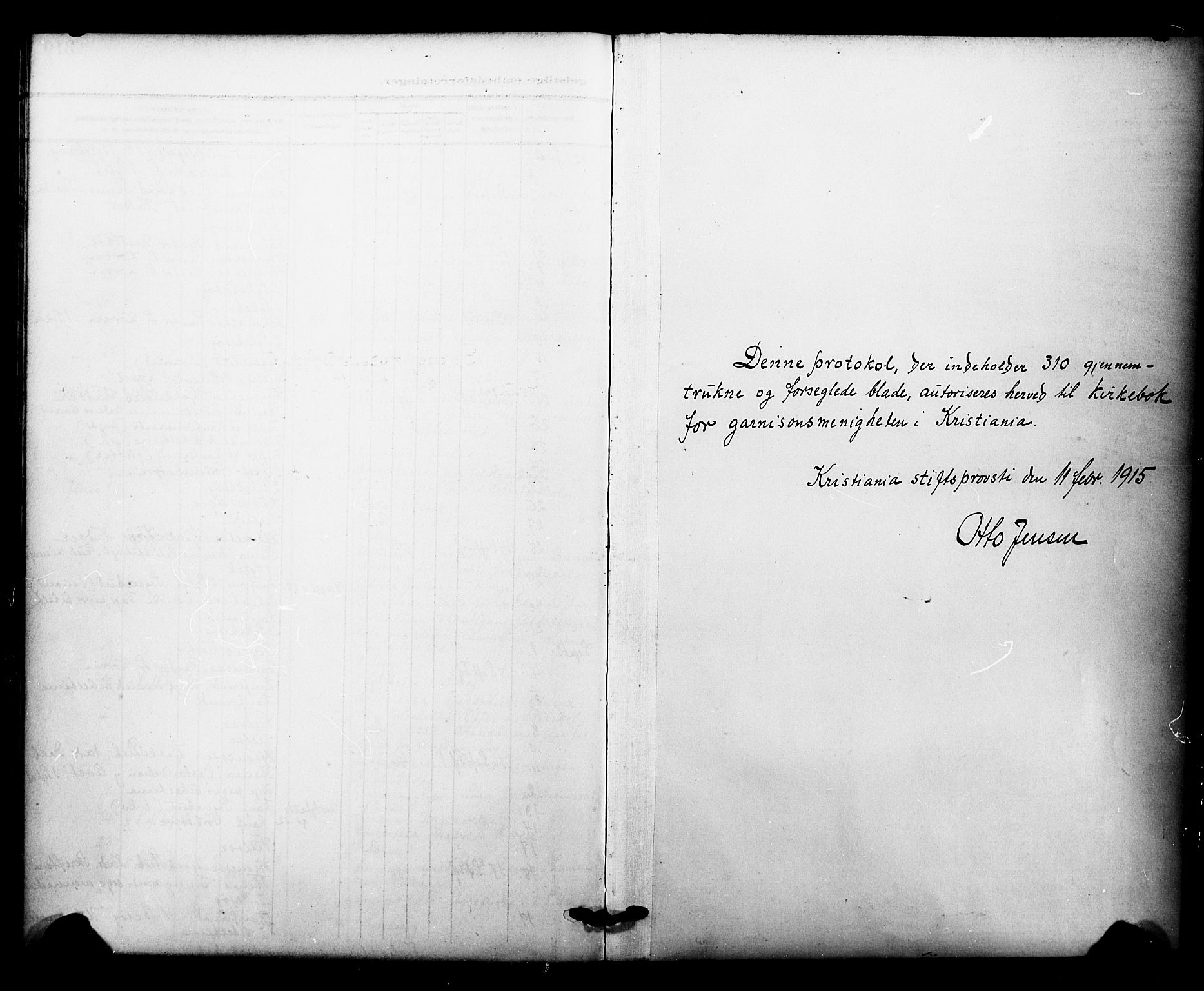 Garnisonsmenigheten Kirkebøker, AV/SAO-A-10846/F/Fa/L0015: Parish register (official) no. 15, 1915-1921