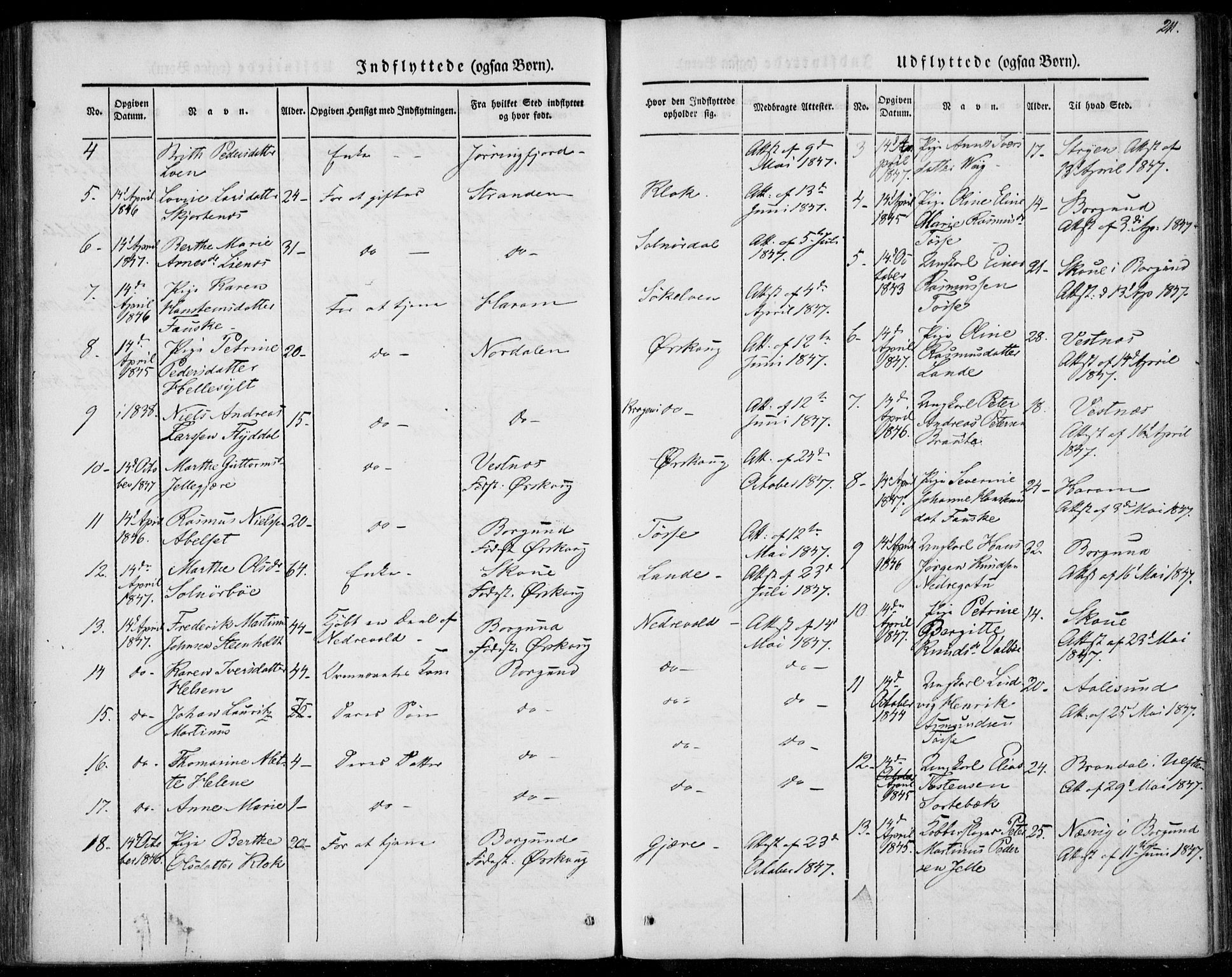 Ministerialprotokoller, klokkerbøker og fødselsregistre - Møre og Romsdal, SAT/A-1454/522/L0312: Parish register (official) no. 522A07, 1843-1851, p. 211