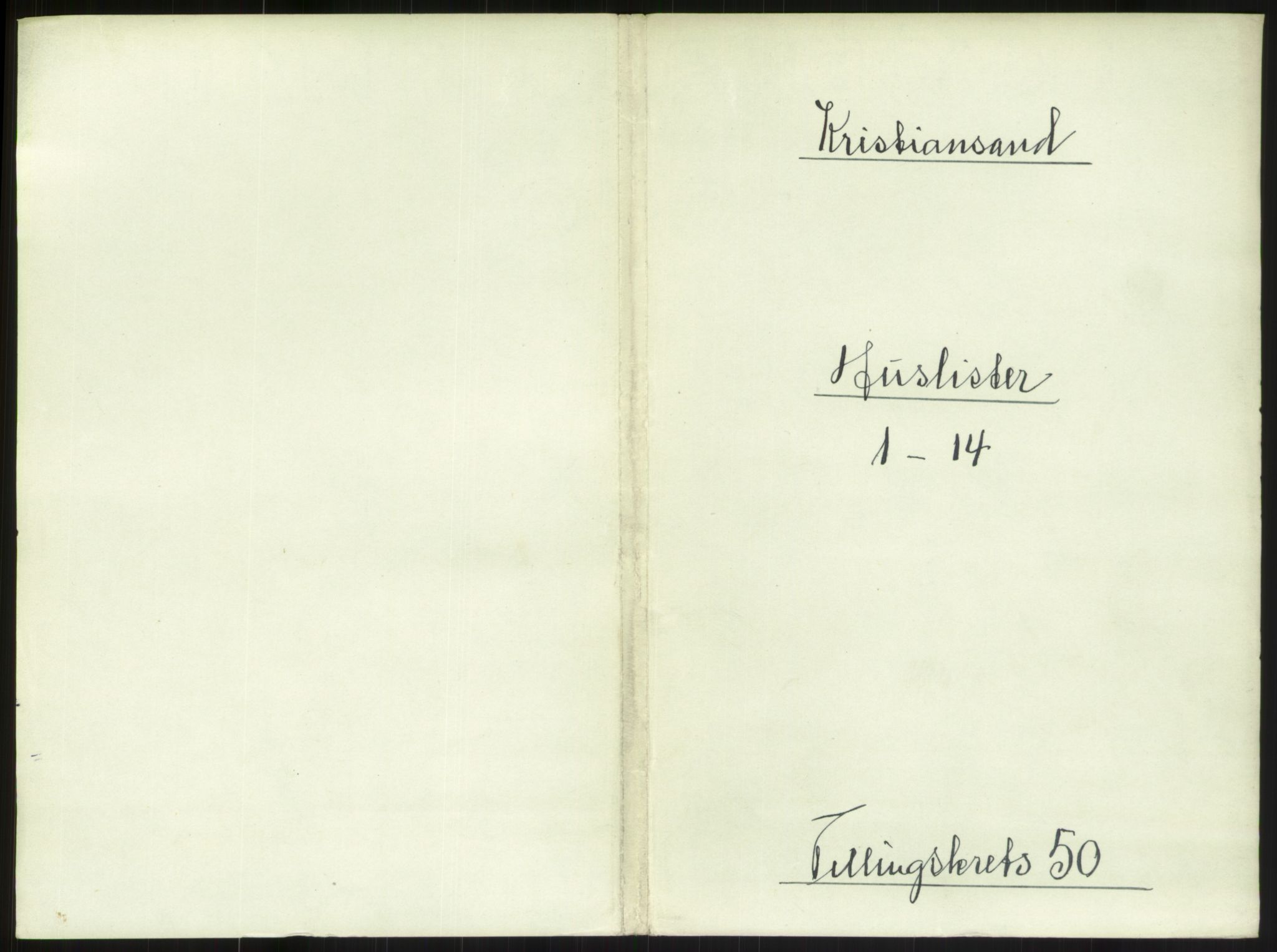 RA, 1891 census for 1001 Kristiansand, 1891, p. 2654