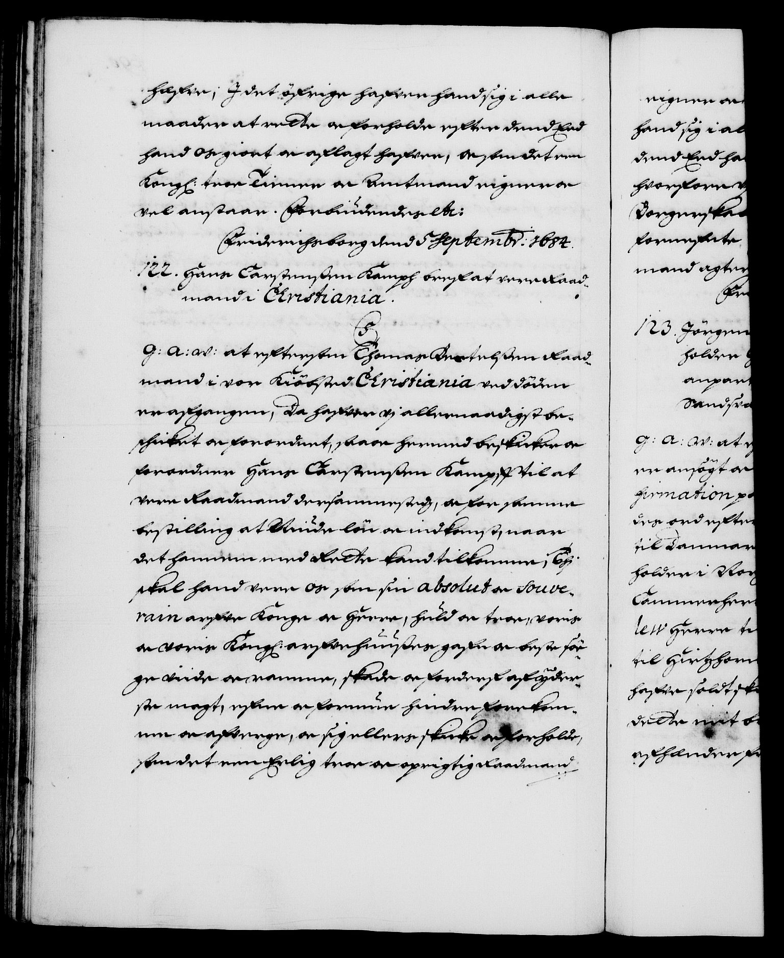 Danske Kanselli 1572-1799, RA/EA-3023/F/Fc/Fca/Fcaa/L0013: Norske registre (mikrofilm), 1681-1684, p. 490b