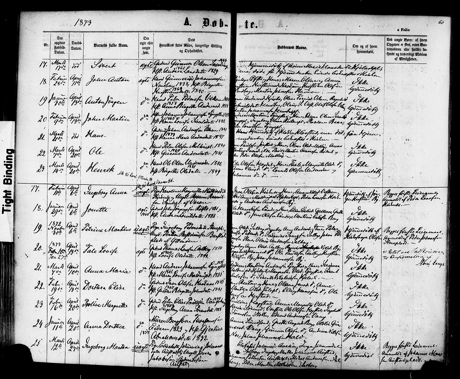 Ministerialprotokoller, klokkerbøker og fødselsregistre - Nord-Trøndelag, SAT/A-1458/730/L0284: Parish register (official) no. 730A09, 1866-1878, p. 60