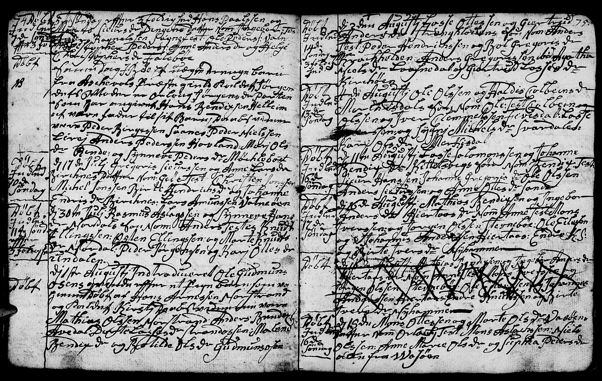 Gulen sokneprestembete, AV/SAB-A-80201/H/Hab: Parish register (copy) no. A 1, 1786-1791, p. 90