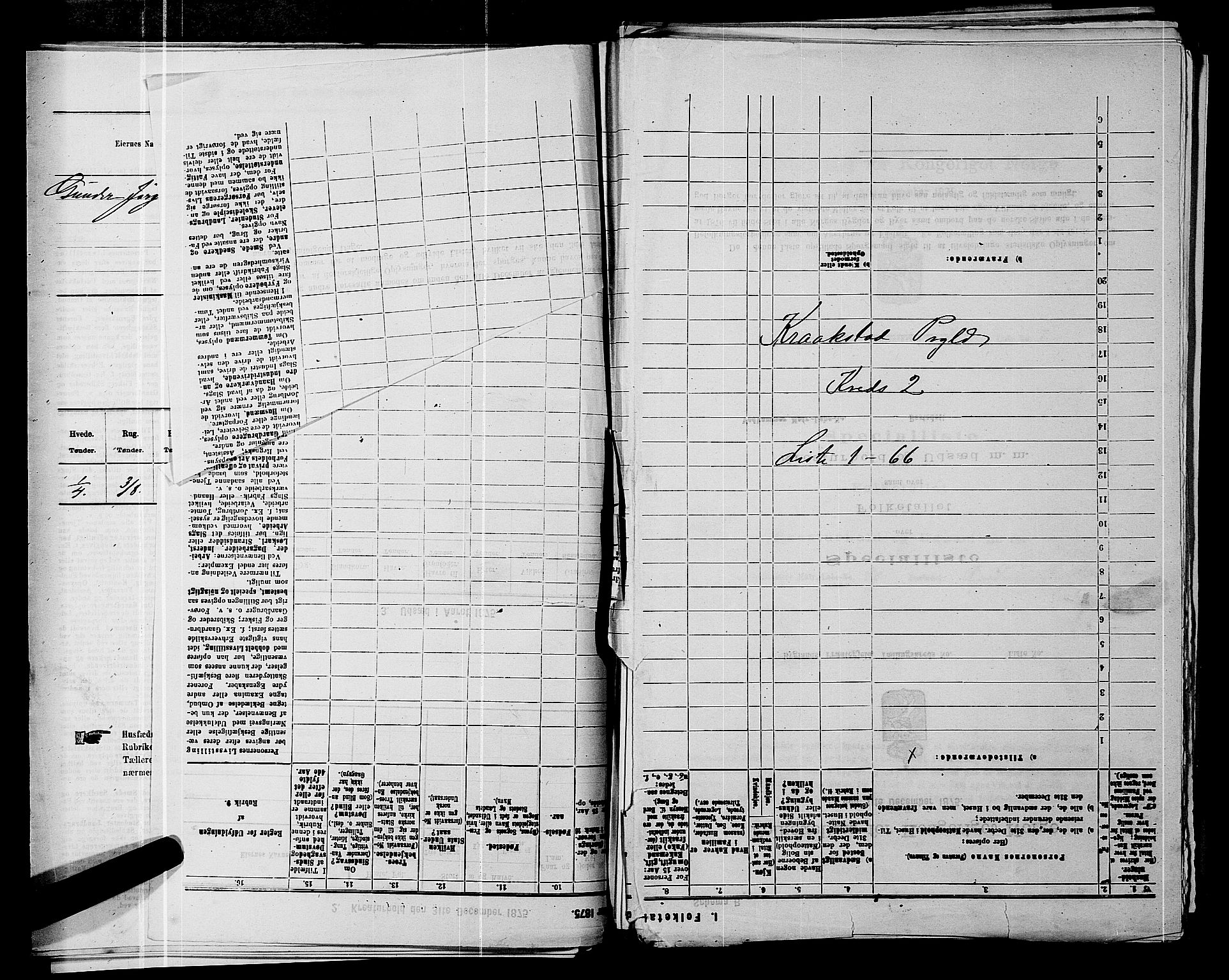 RA, 1875 census for 0212P Kråkstad, 1875, p. 144