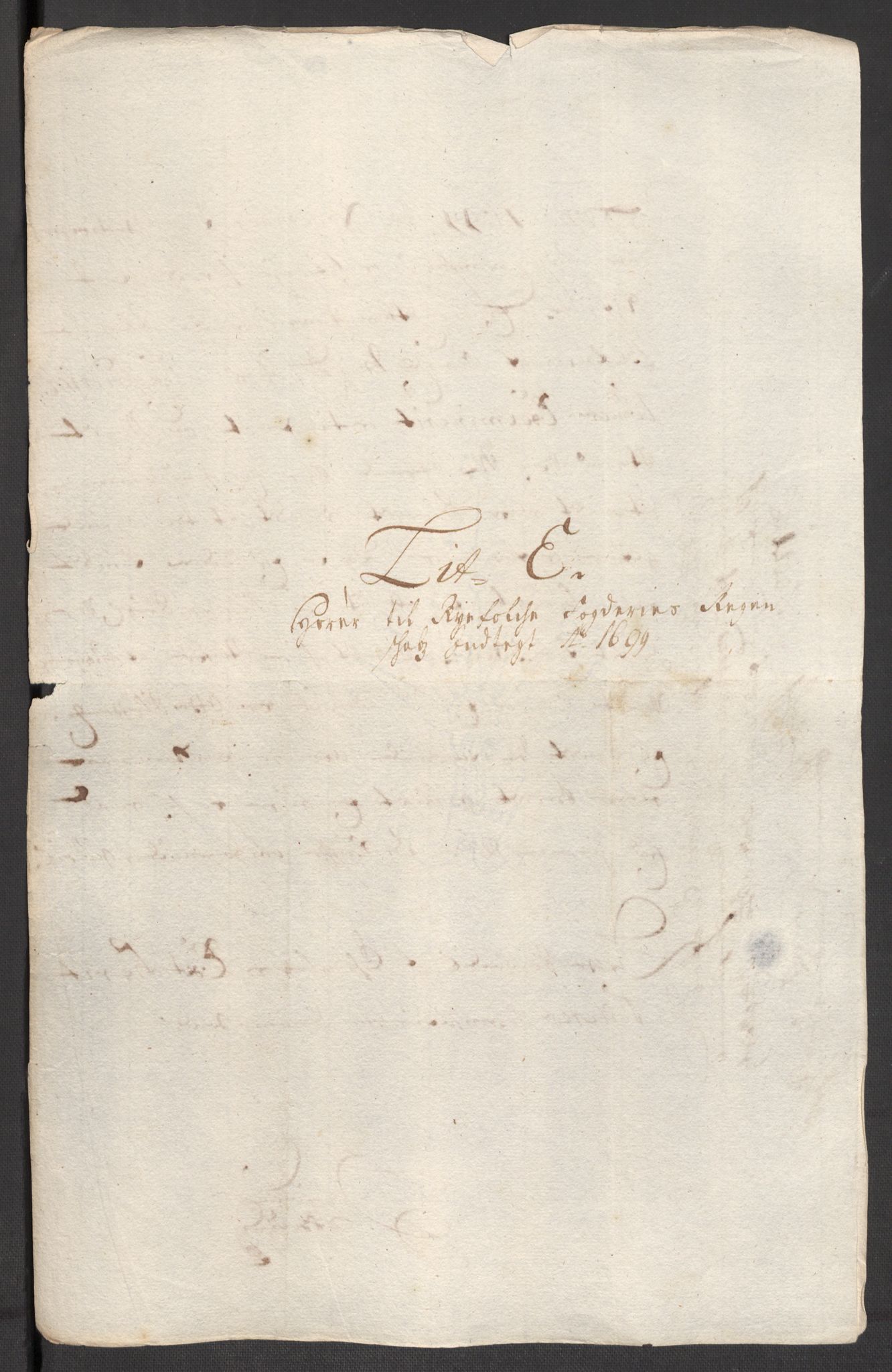 Rentekammeret inntil 1814, Reviderte regnskaper, Fogderegnskap, RA/EA-4092/R47/L2858: Fogderegnskap Ryfylke, 1697-1700, p. 274