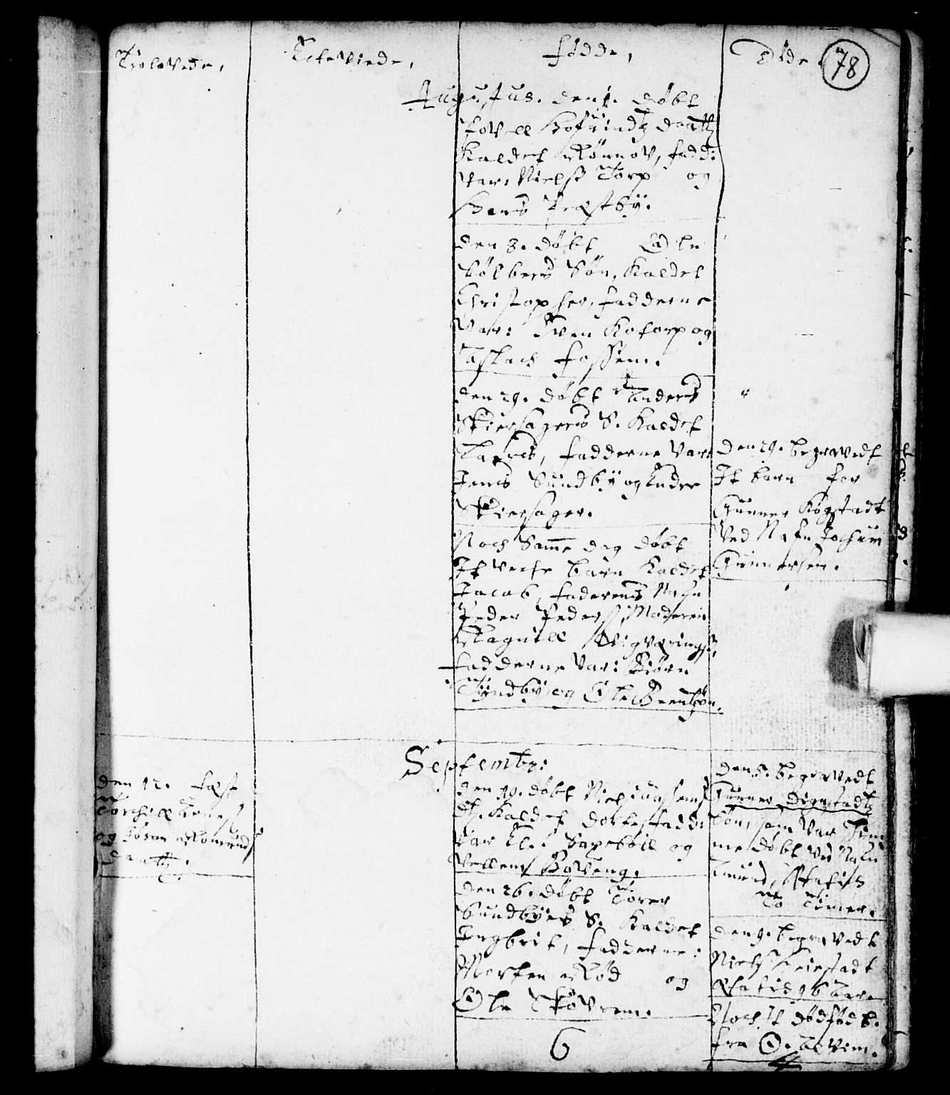 Spydeberg prestekontor Kirkebøker, AV/SAO-A-10924/F/Fa/L0001: Parish register (official) no. I 1, 1696-1738, p. 78