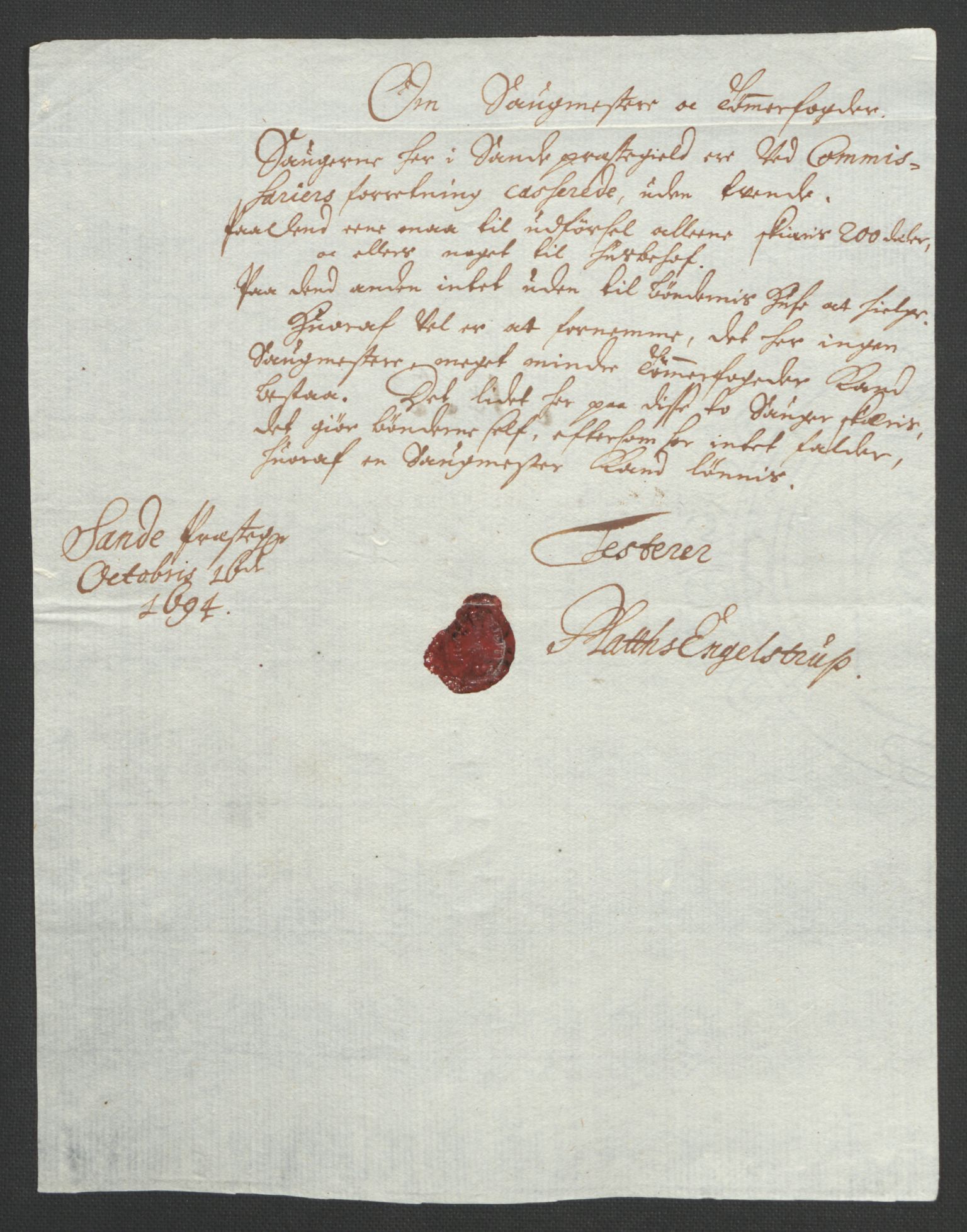 Rentekammeret inntil 1814, Reviderte regnskaper, Fogderegnskap, RA/EA-4092/R32/L1864: Fogderegnskap Jarlsberg grevskap, 1691, p. 231