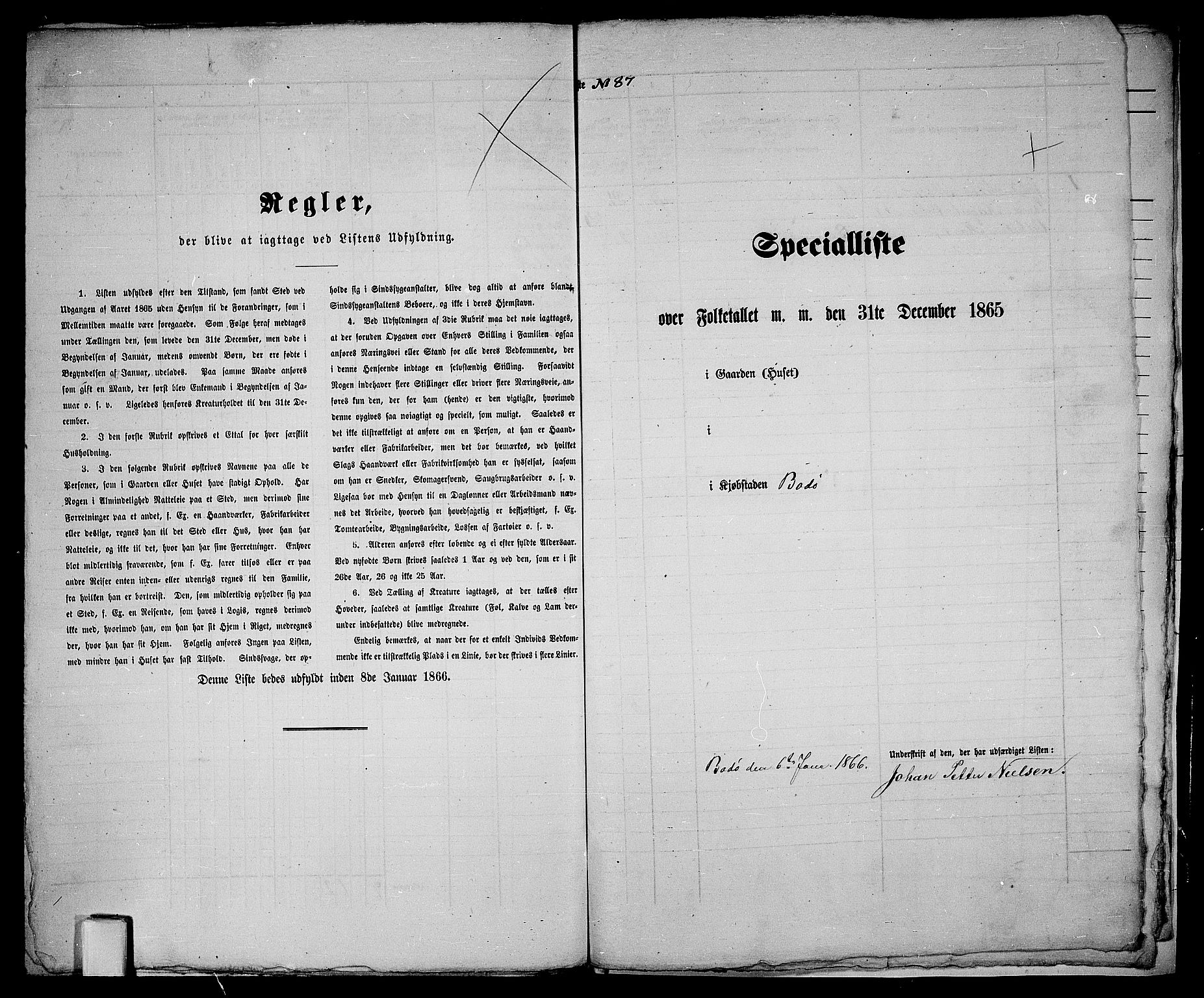 RA, 1865 census for Bodø/Bodø, 1865, p. 153