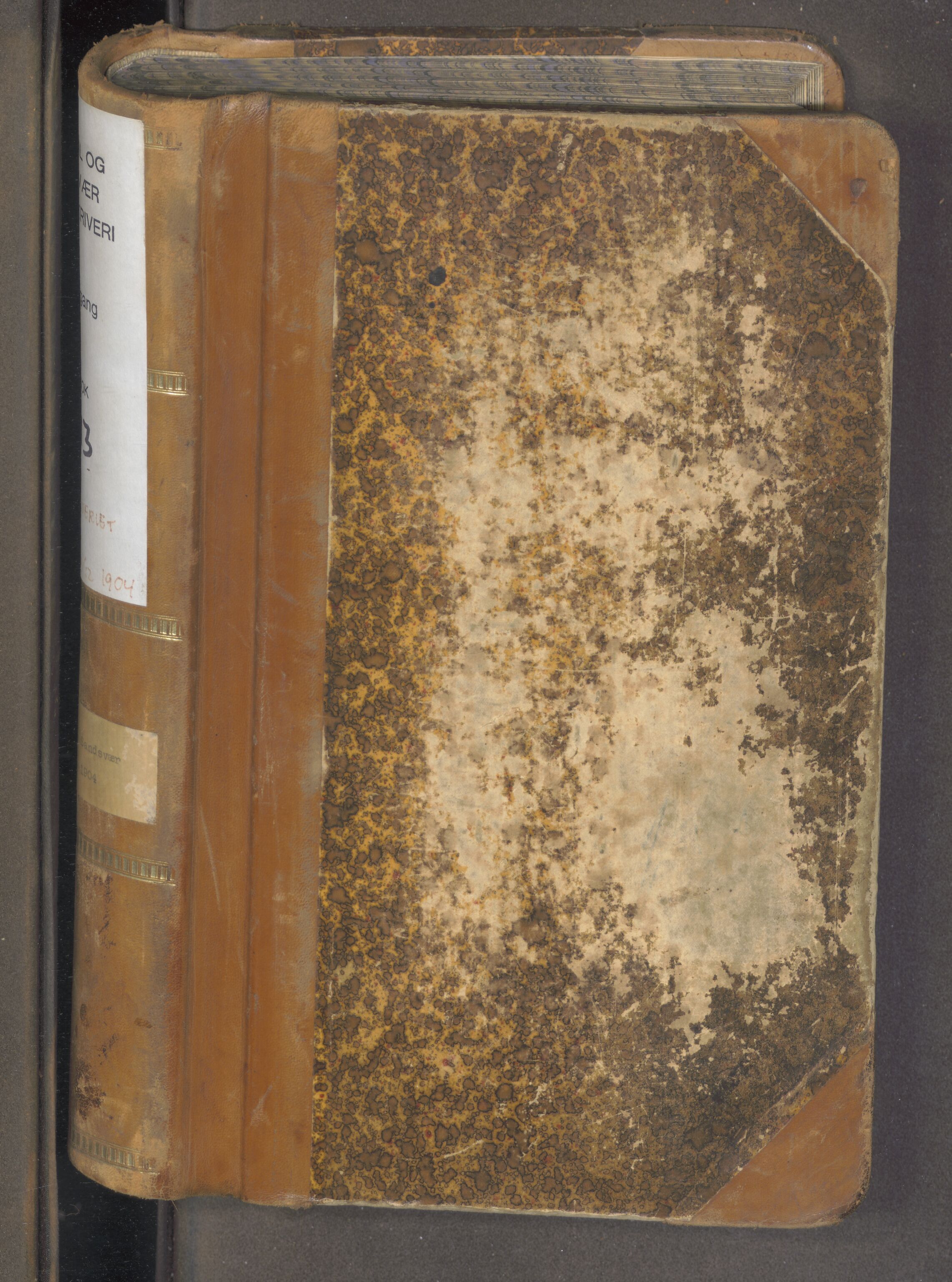 Numedal og Sandsvær sorenskriveri, AV/SAKO-A-128/F/Fa/Faa/L0113: Tingbok, 1902-1904
