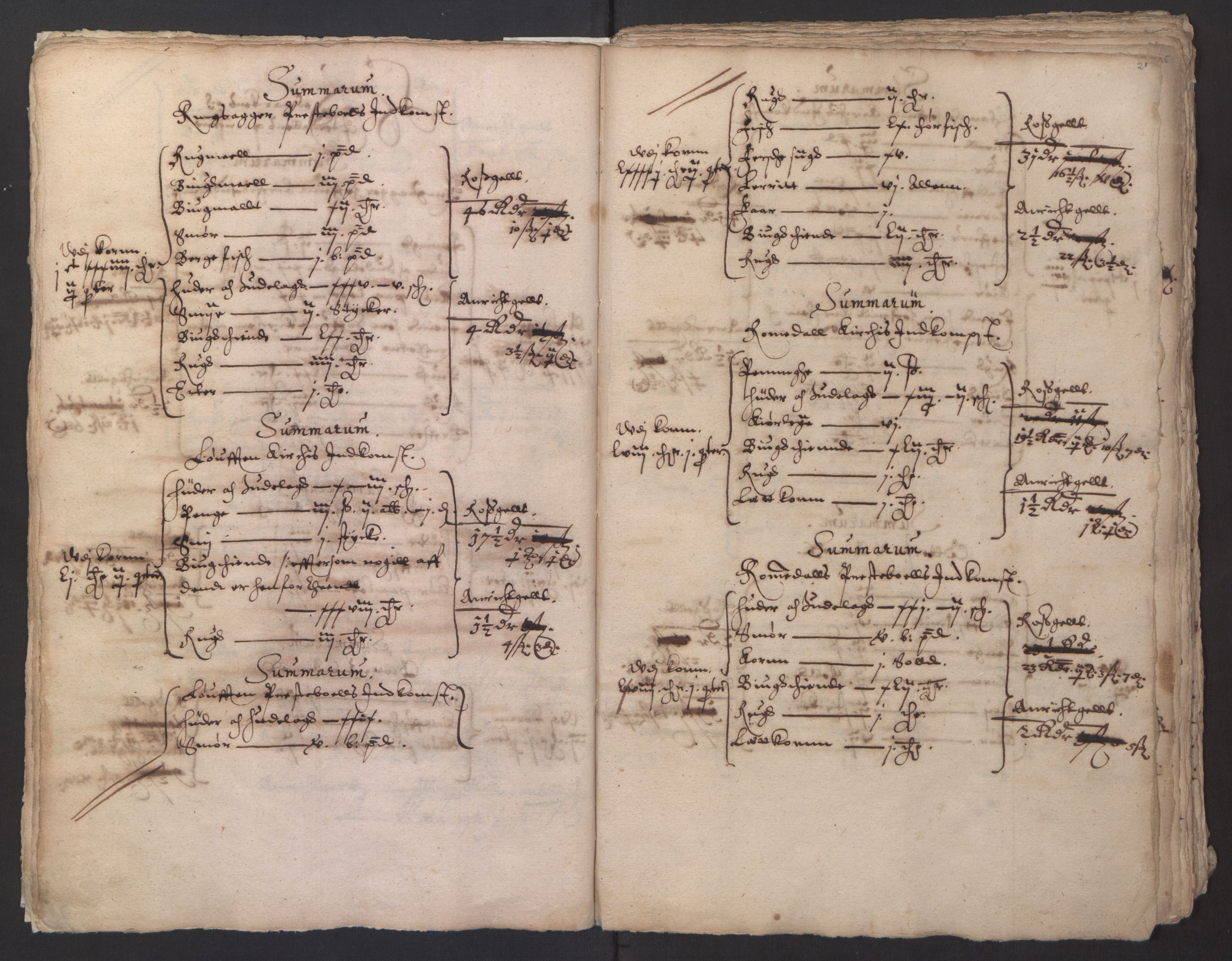 Stattholderembetet 1572-1771, AV/RA-EA-2870/Ek/L0014/0001: Jordebøker til utlikning av rosstjeneste 1624-1626: / Kirke- og prestebolsinntekter i Oslo og Hamar bispedømme, 1625-1626, p. 23