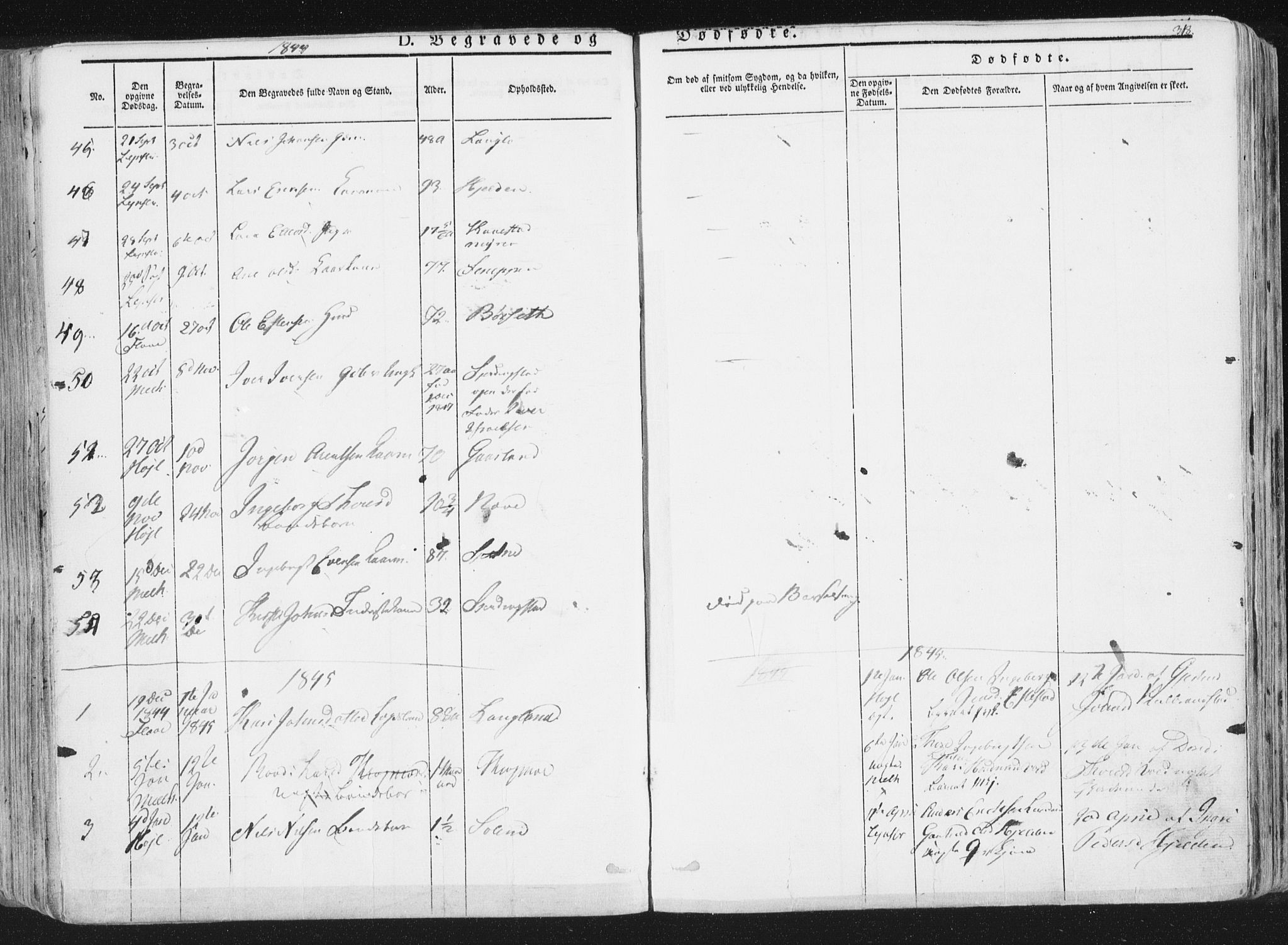 Ministerialprotokoller, klokkerbøker og fødselsregistre - Sør-Trøndelag, AV/SAT-A-1456/691/L1074: Parish register (official) no. 691A06, 1842-1852, p. 318