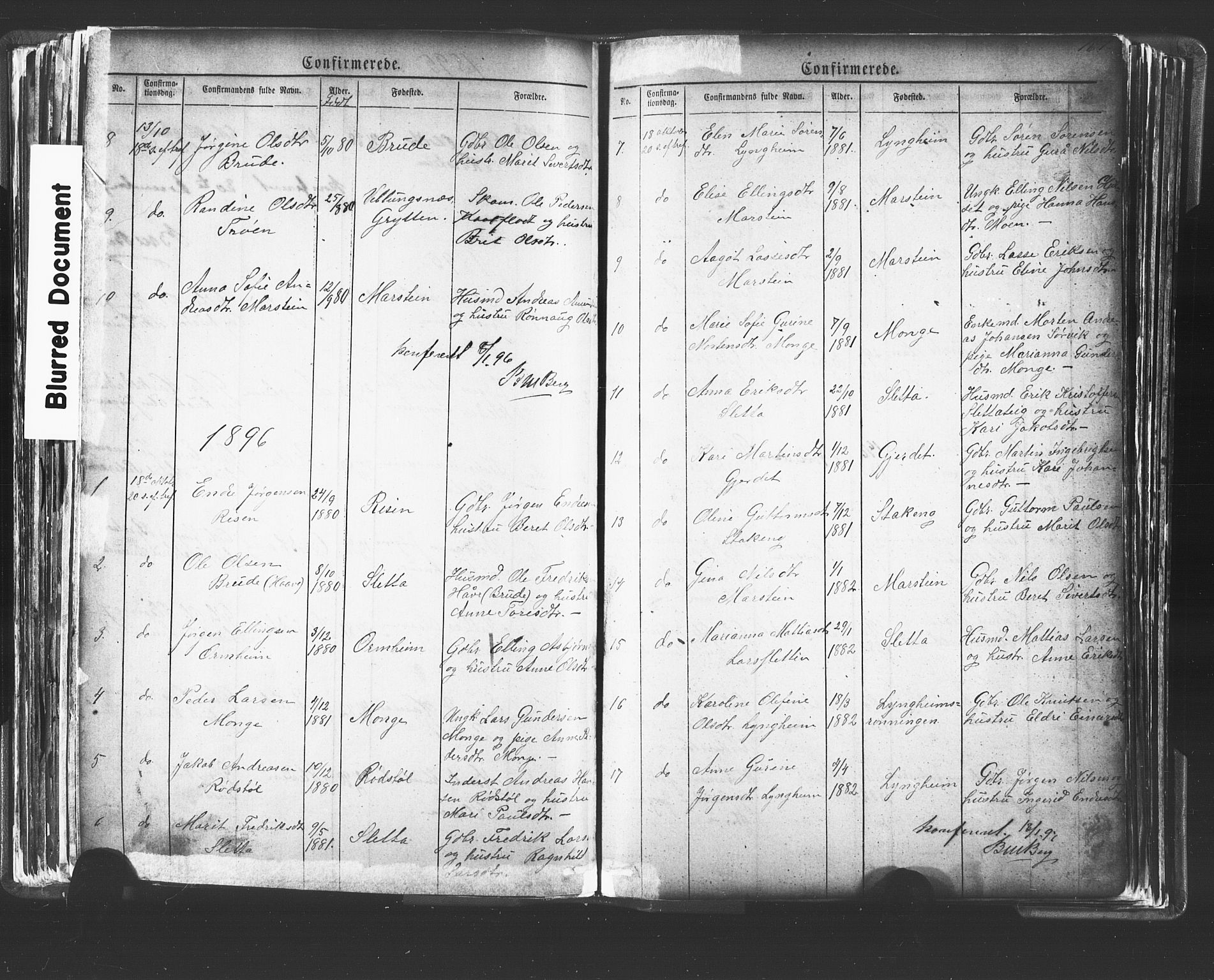 Ministerialprotokoller, klokkerbøker og fødselsregistre - Møre og Romsdal, SAT/A-1454/546/L0596: Parish register (copy) no. 546C02, 1867-1921, p. 161