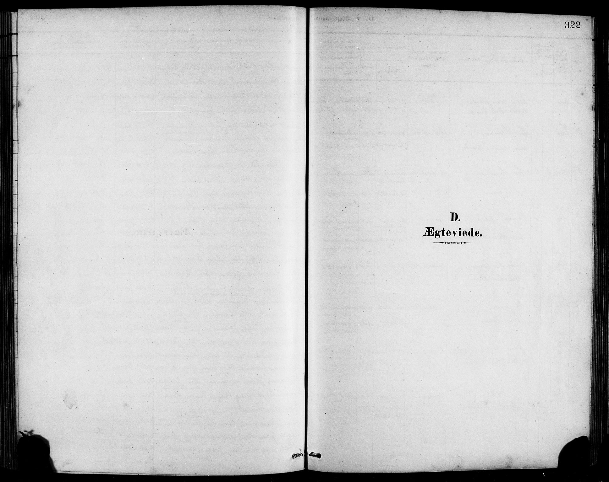 Sandviken Sokneprestembete, SAB/A-77601/H/Hb/L0001: Parish register (copy) no. A 2, 1879-1892, p. 322
