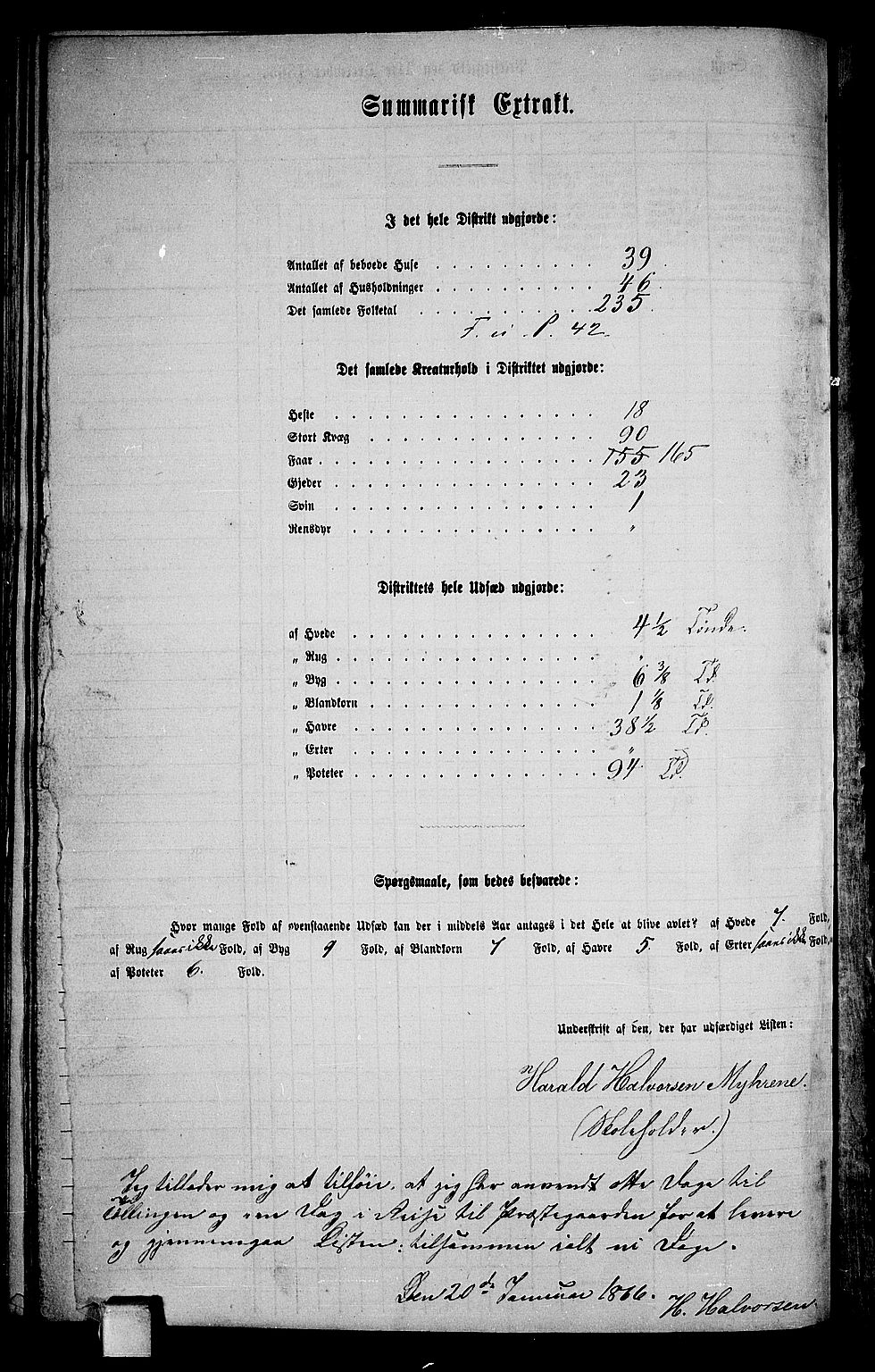 RA, 1865 census for Solum, 1865, p. 157