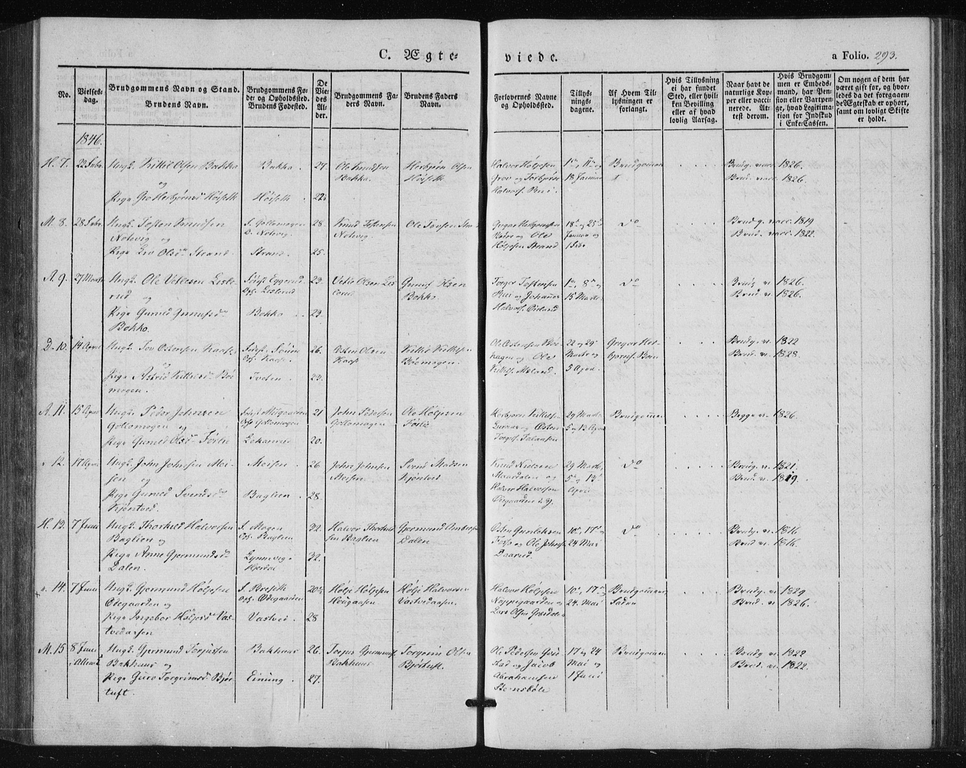 Tinn kirkebøker, SAKO/A-308/F/Fa/L0005: Parish register (official) no. I 5, 1844-1856, p. 293