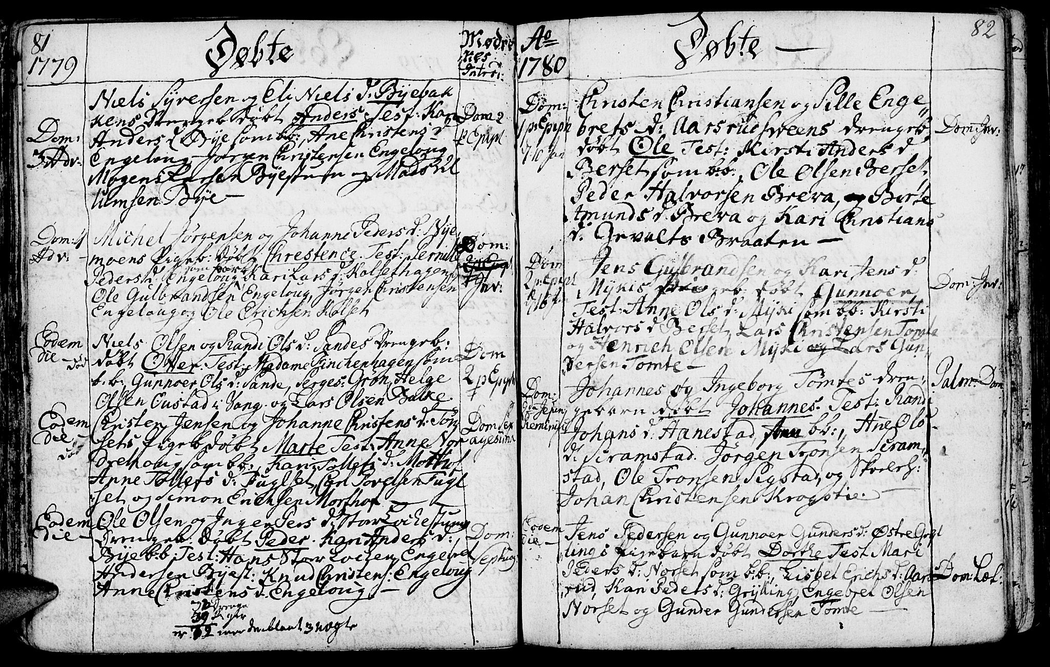 Løten prestekontor, SAH/PREST-022/K/Ka/L0003: Parish register (official) no. 3, 1773-1800, p. 81-82