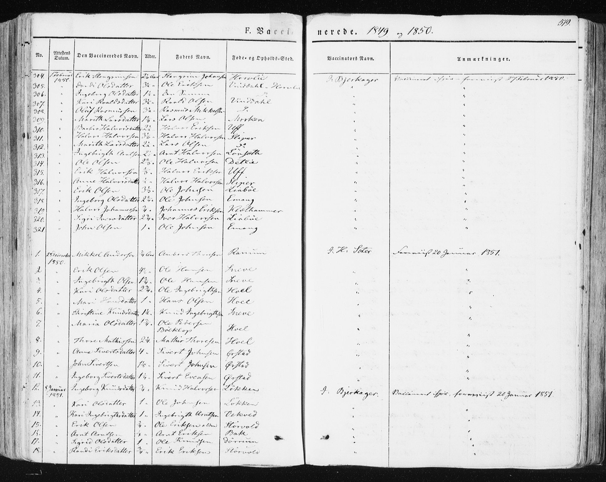 Ministerialprotokoller, klokkerbøker og fødselsregistre - Sør-Trøndelag, SAT/A-1456/678/L0899: Parish register (official) no. 678A08, 1848-1872, p. 519
