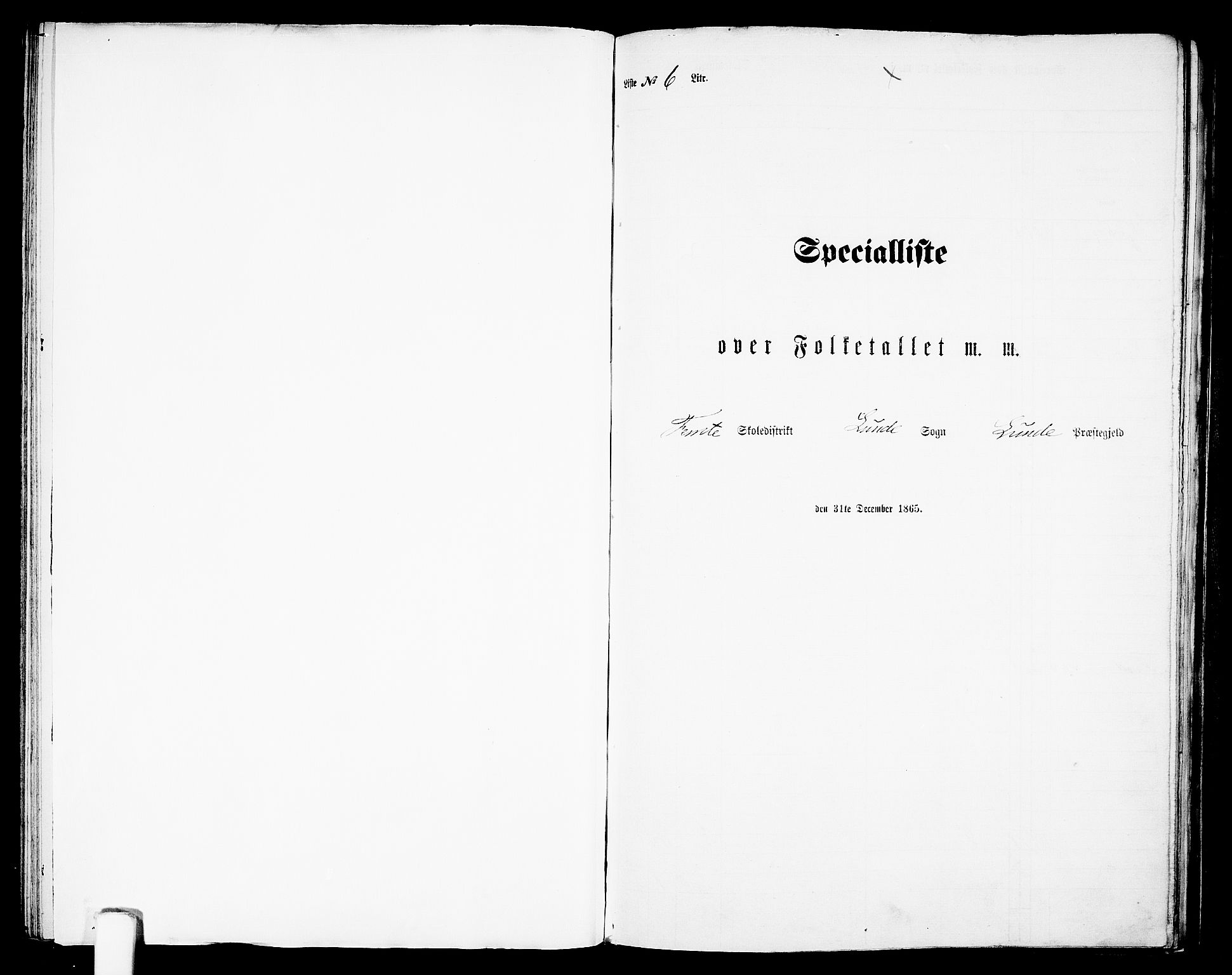 RA, 1865 census for Lund, 1865, p. 61