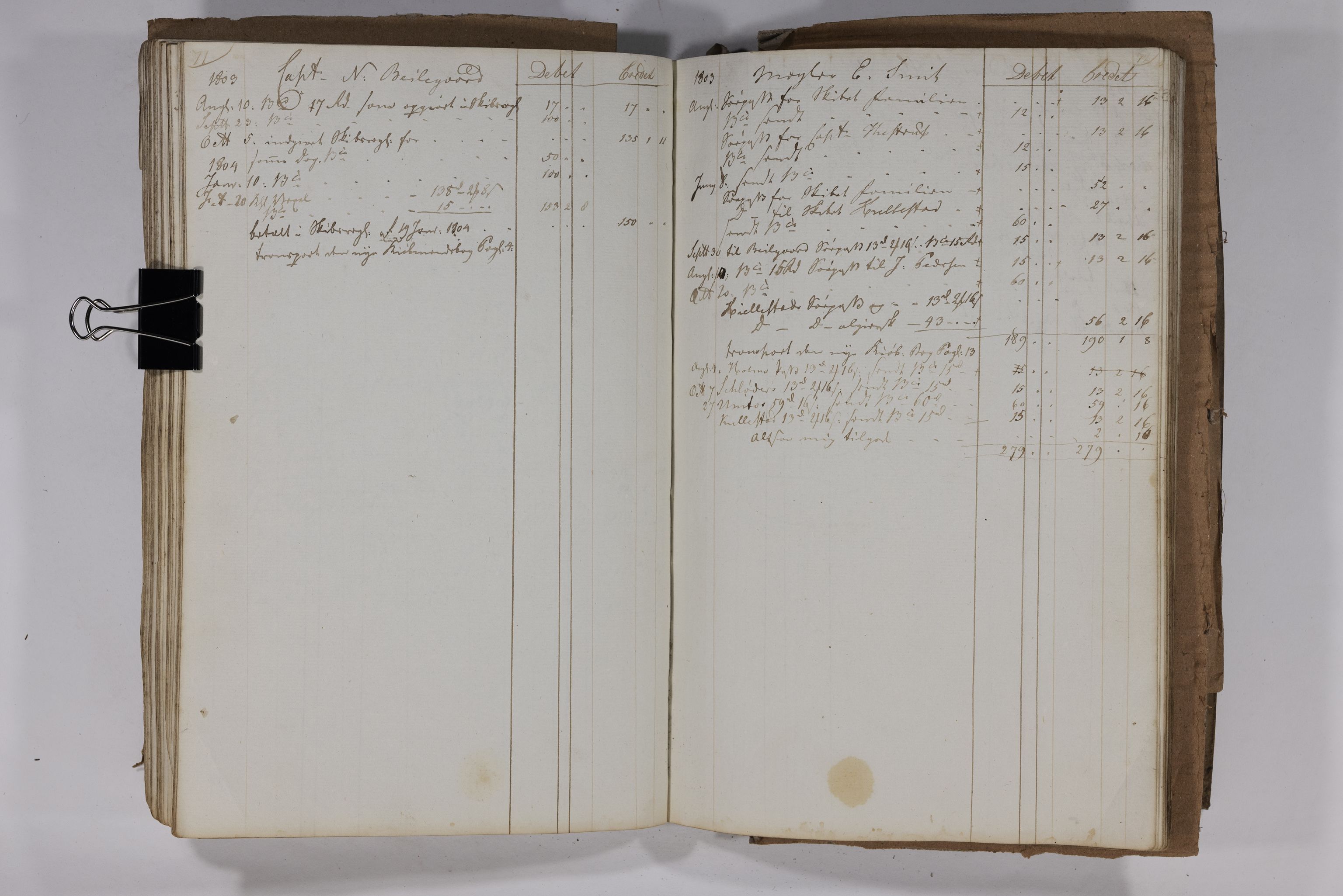 Blehr/ Kjellestad, TEMU/TGM-A-1212/E/Ed/L0003: Udskibning, 1802-1818, p. 61