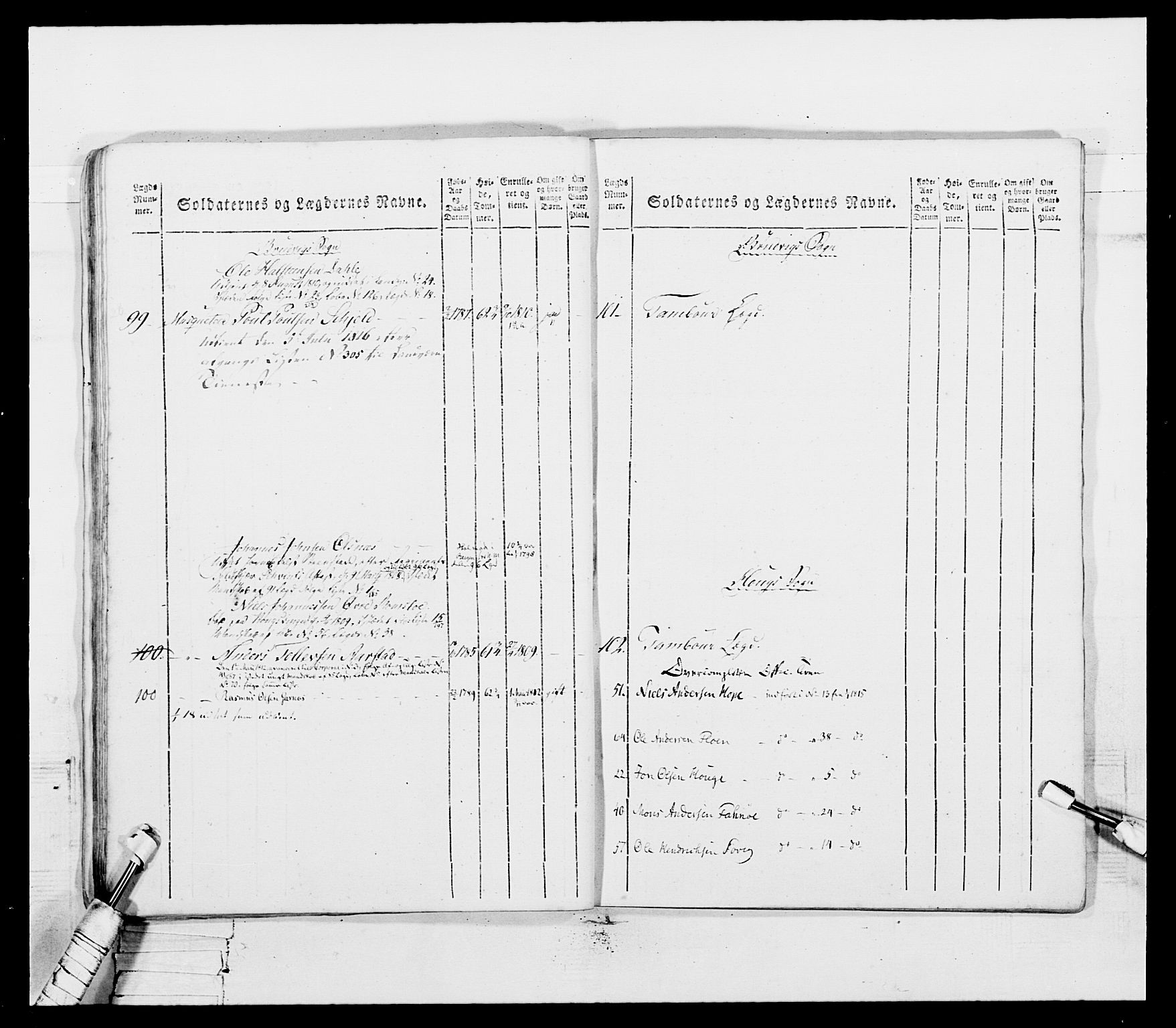 Generalitets- og kommissariatskollegiet, Det kongelige norske kommissariatskollegium, AV/RA-EA-5420/E/Eh/L0099: Bergenhusiske nasjonale infanteriregiment, 1812, p. 407