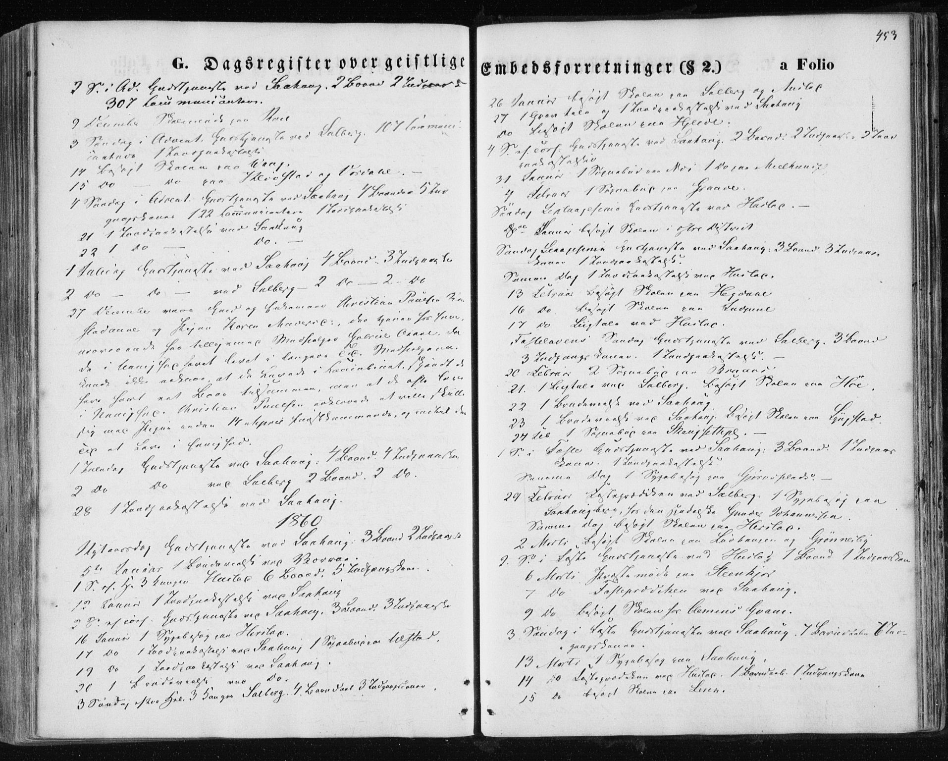 Ministerialprotokoller, klokkerbøker og fødselsregistre - Nord-Trøndelag, SAT/A-1458/730/L0283: Parish register (official) no. 730A08, 1855-1865, p. 453