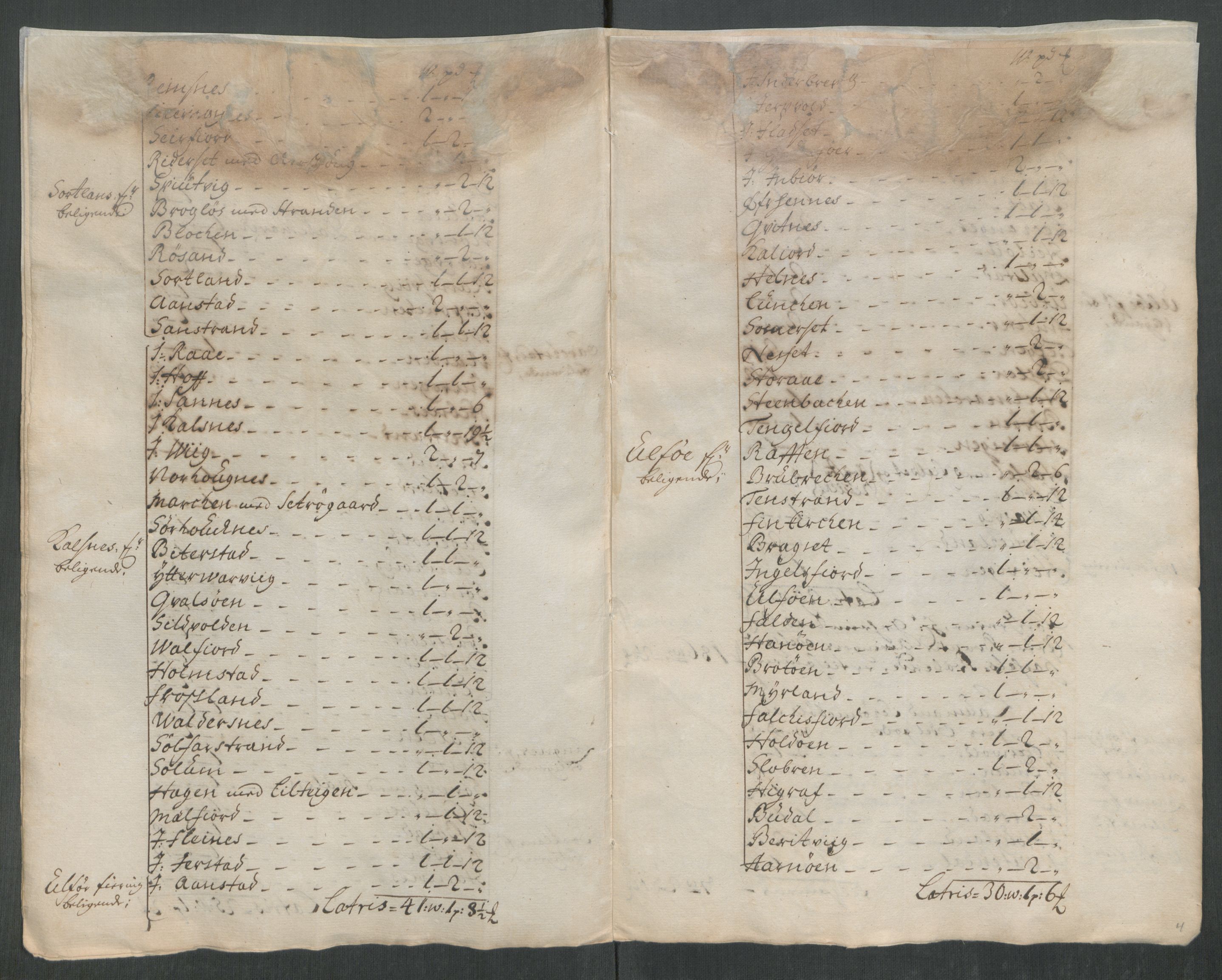 Rentekammeret inntil 1814, Reviderte regnskaper, Fogderegnskap, AV/RA-EA-4092/R67/L4680: Fogderegnskap Vesterålen, Andenes og Lofoten, 1714, p. 284