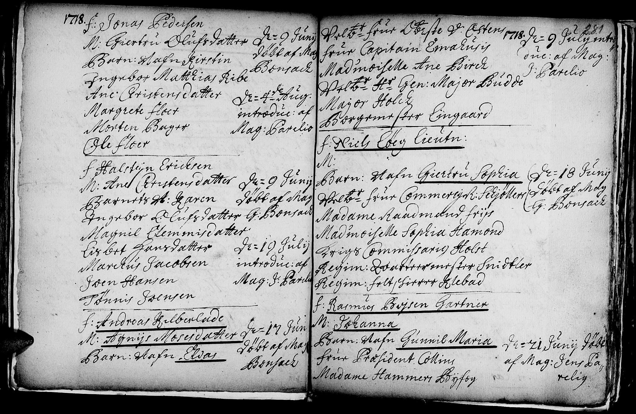 Ministerialprotokoller, klokkerbøker og fødselsregistre - Sør-Trøndelag, AV/SAT-A-1456/601/L0035: Parish register (official) no. 601A03, 1713-1728, p. 281