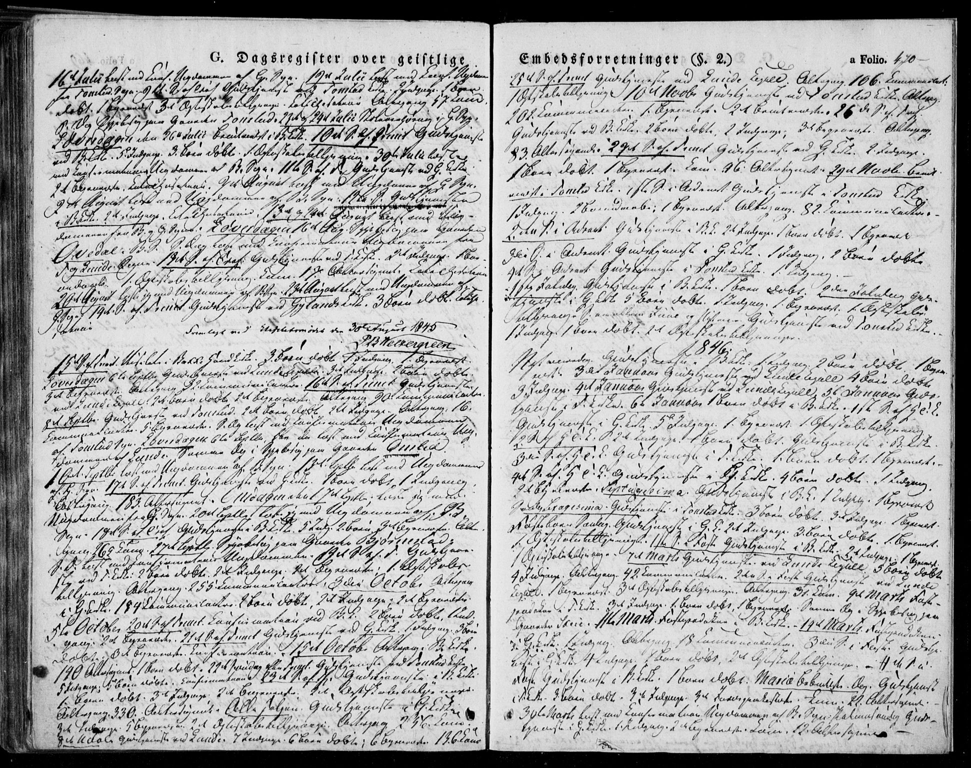 Bakke sokneprestkontor, AV/SAK-1111-0002/F/Fa/Faa/L0004: Parish register (official) no. A 4, 1834-1846, p. 470