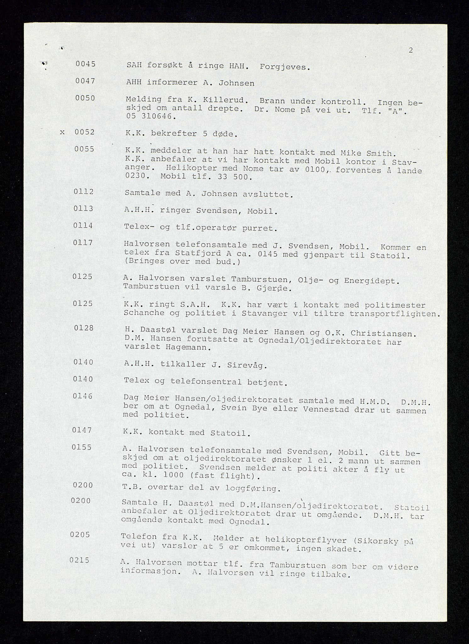 Pa 1339 - Statoil ASA, AV/SAST-A-101656/0001/D/Dm/L0410: Utblåsing. Ulykker og Skader., 1978, p. 4