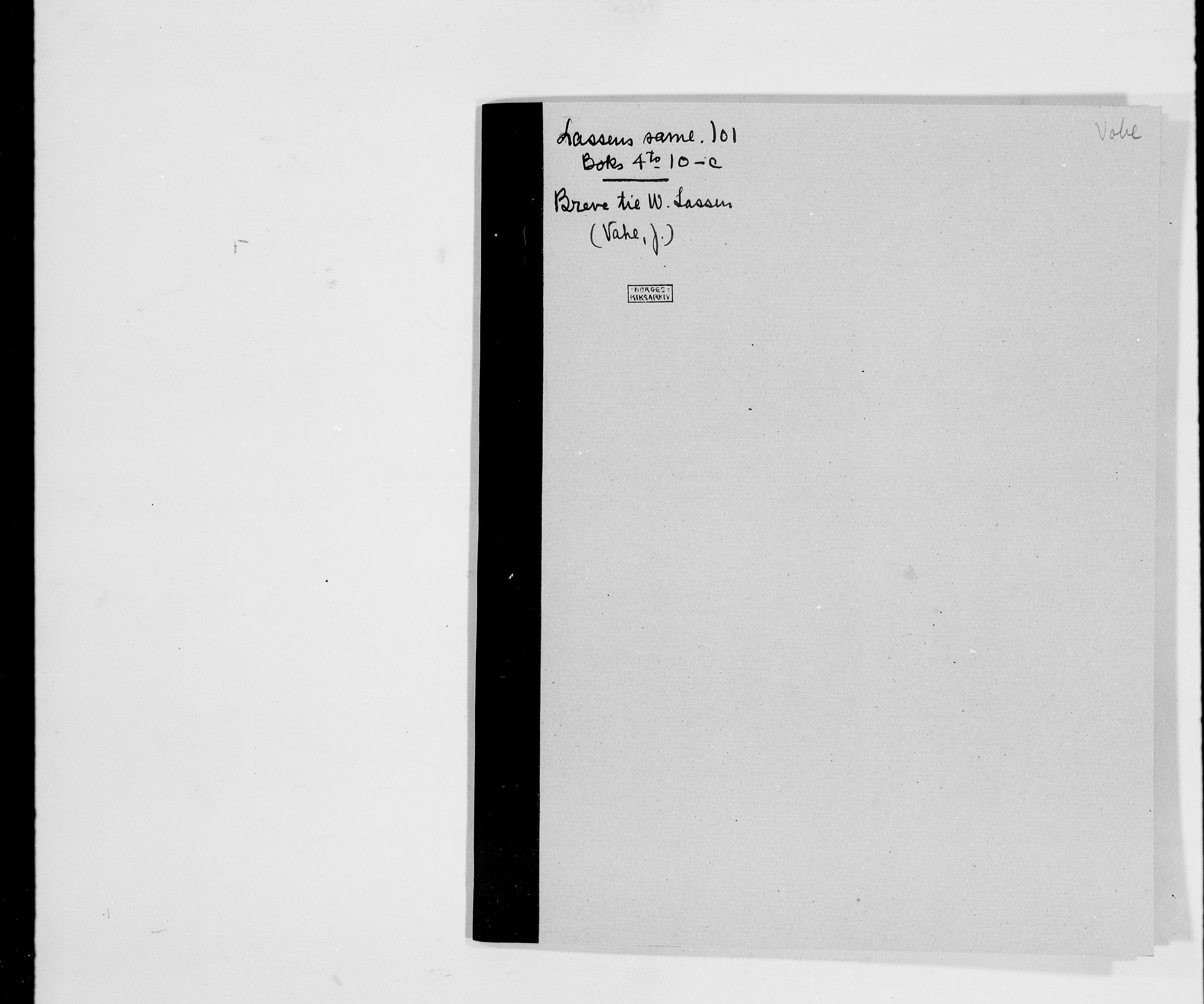 Lassens samlinger, AV/RA-PA-0051/G/L0101: Alfabetisk ordnede brev til Wilhelm Lassen: Thaarup - Østgaard, 1815-1907, p. 39
