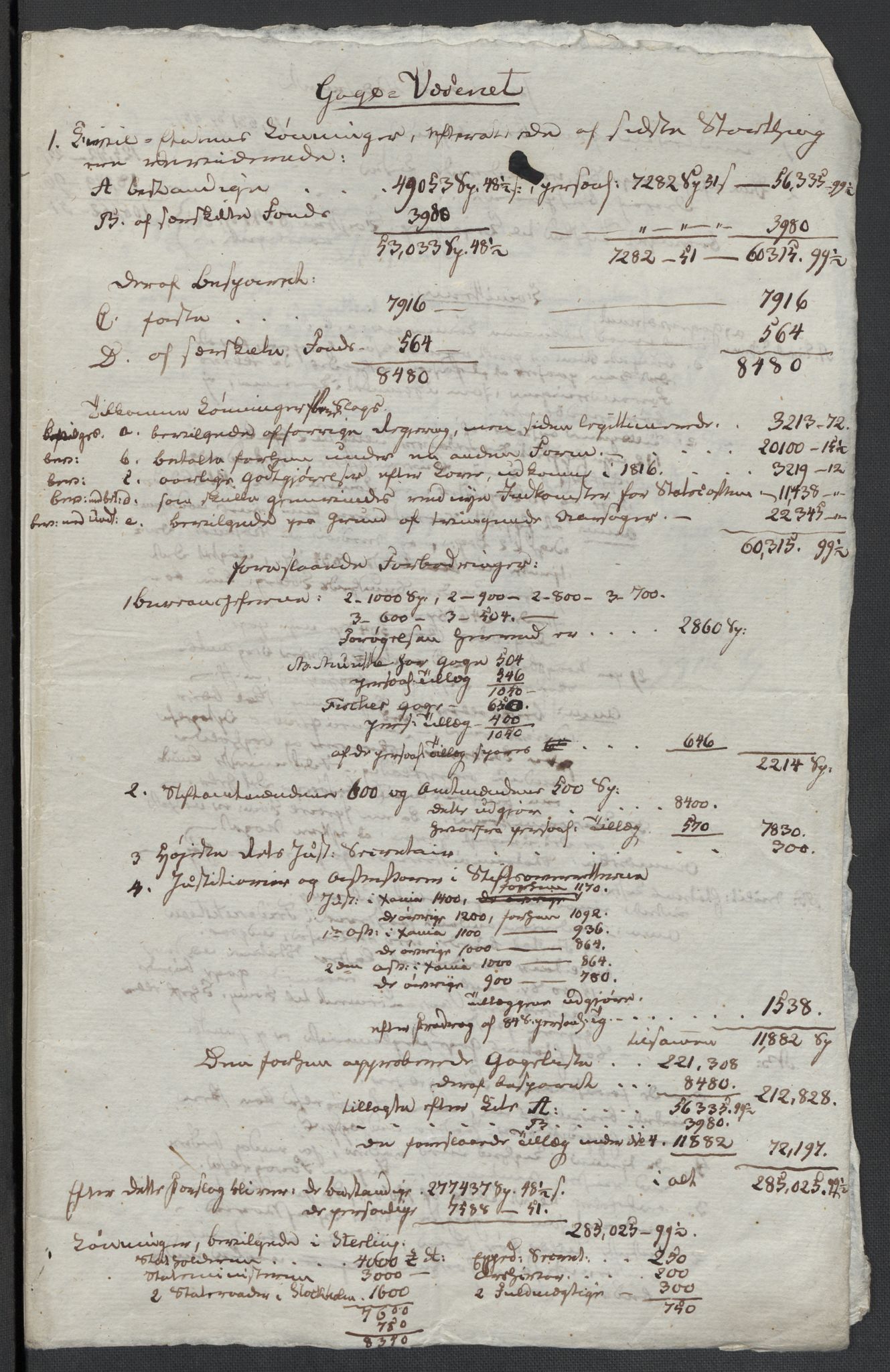 Christie, Wilhelm Frimann Koren, RA/PA-0014/F/L0006: Christies dokumenter fra Stortinget, 1817-1818, p. 392