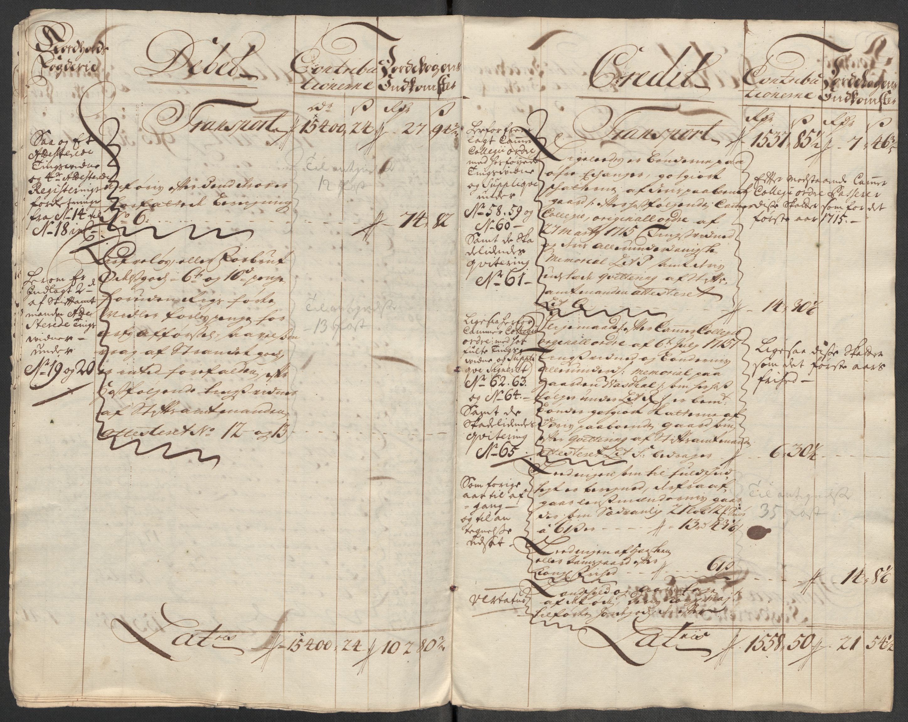 Rentekammeret inntil 1814, Reviderte regnskaper, Fogderegnskap, RA/EA-4092/R51/L3198: Fogderegnskap Nordhordland og Voss, 1715, p. 8