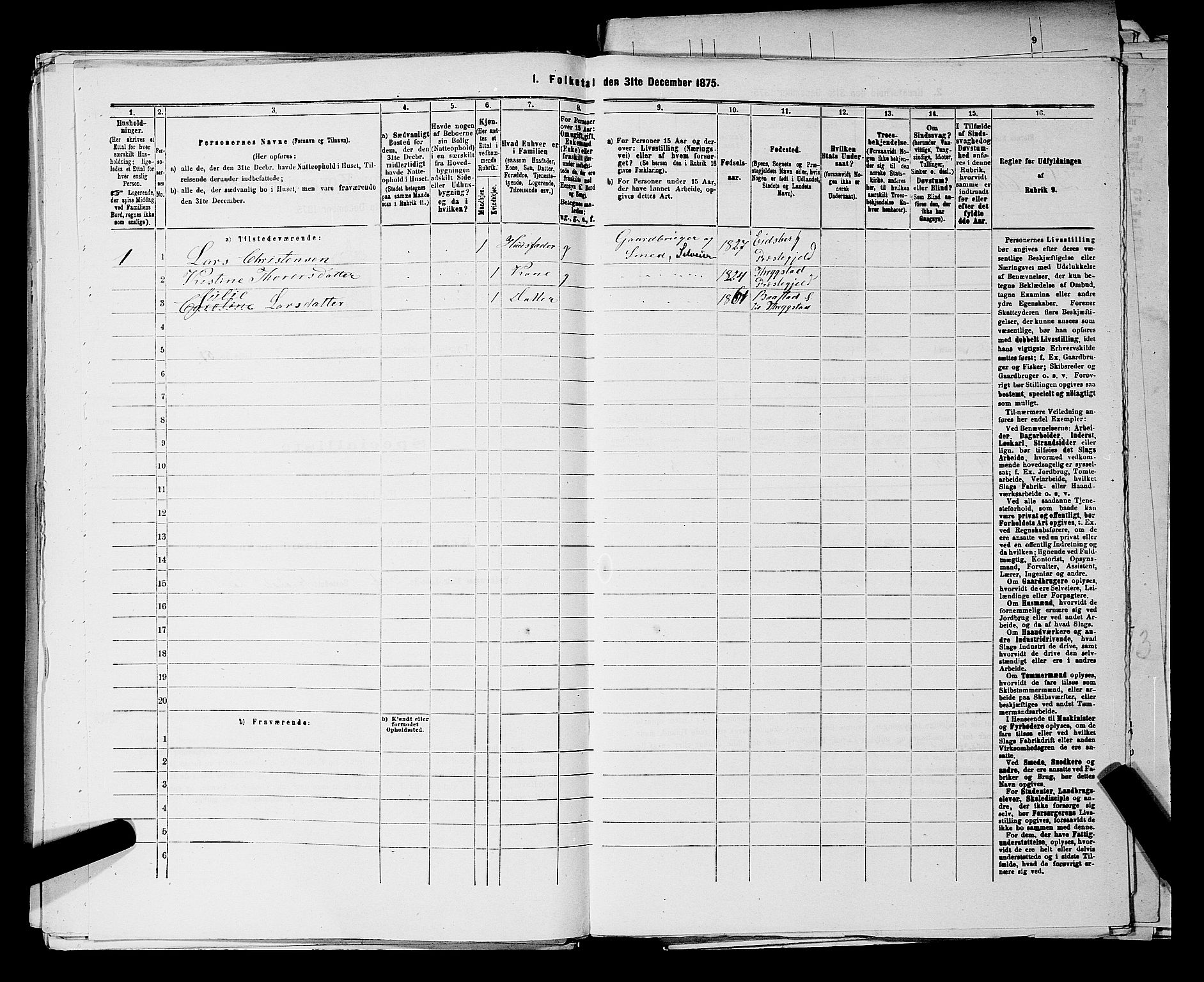 RA, 1875 census for 0122P Trøgstad, 1875, p. 1196