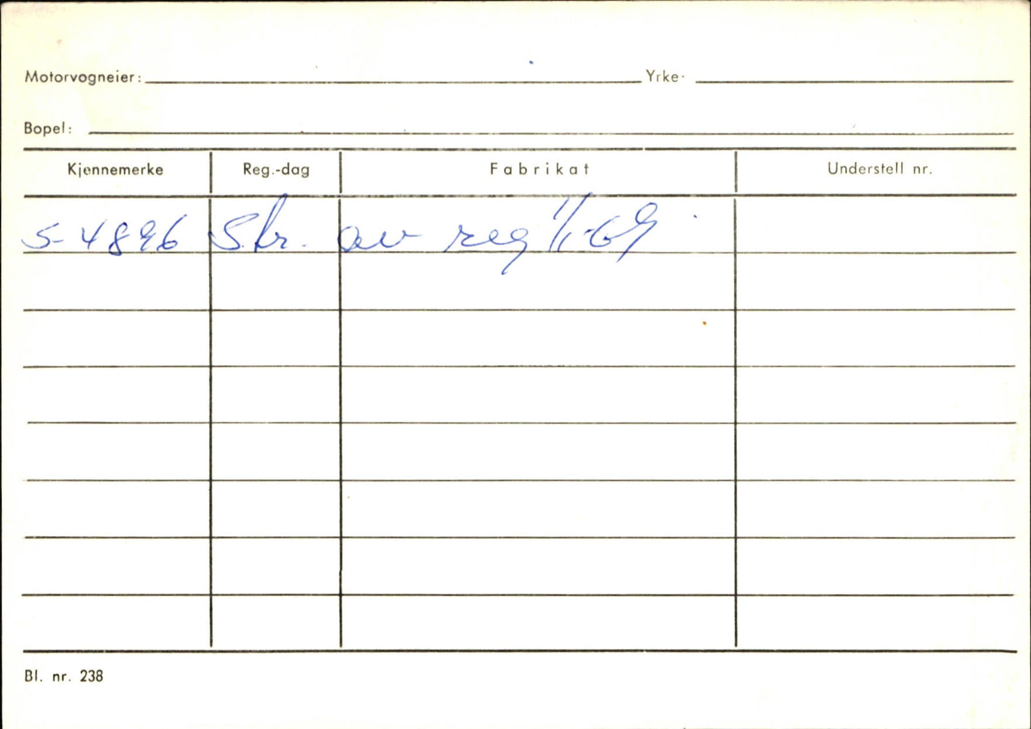 Statens vegvesen, Sogn og Fjordane vegkontor, AV/SAB-A-5301/4/F/L0131: Eigarregister Høyanger P-Å. Stryn S-Å, 1945-1975, p. 320