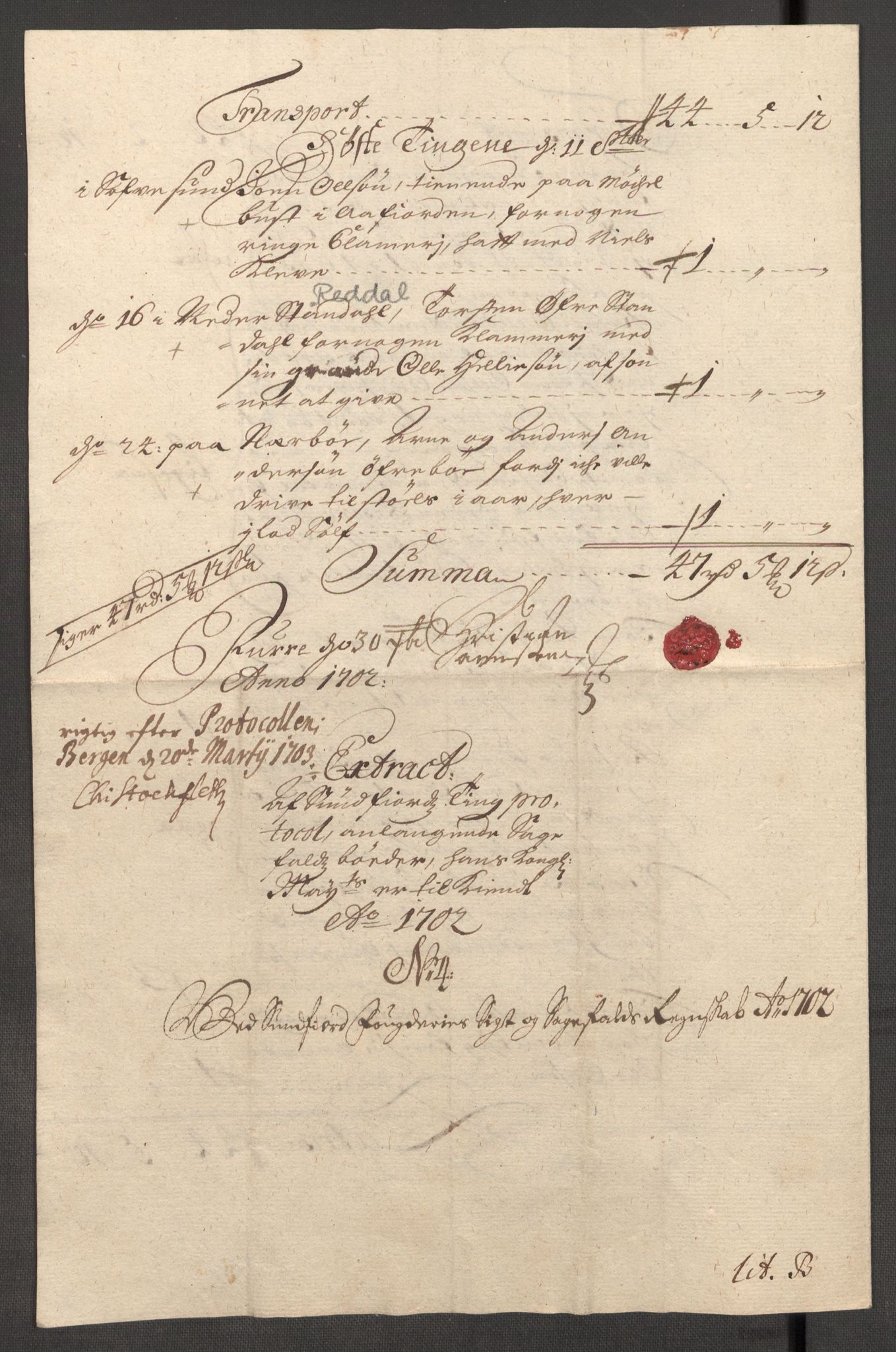 Rentekammeret inntil 1814, Reviderte regnskaper, Fogderegnskap, AV/RA-EA-4092/R53/L3426: Fogderegnskap Sunn- og Nordfjord, 1702, p. 103