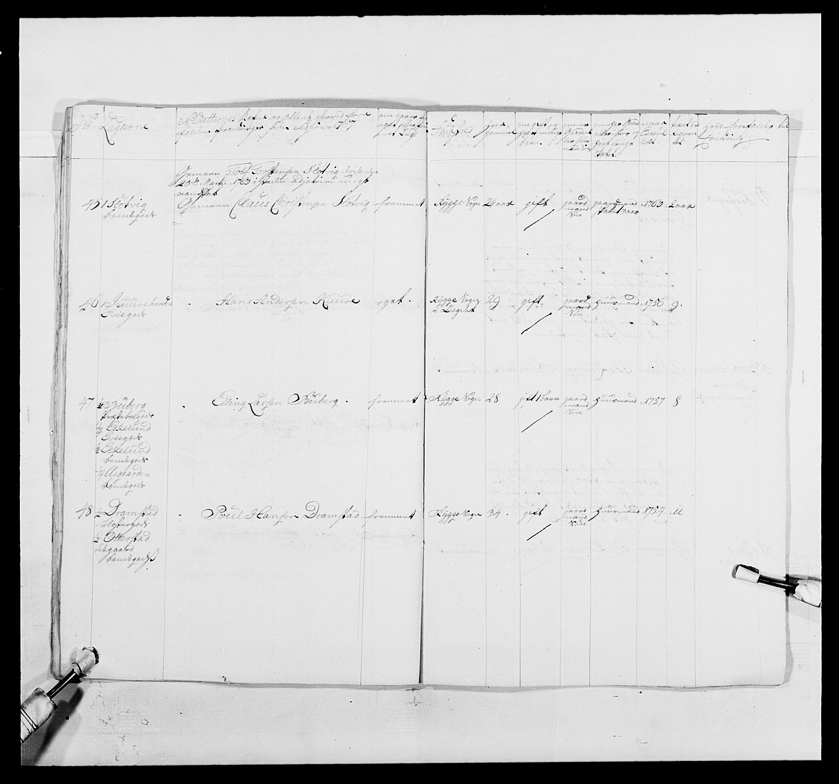 Kommanderende general (KG I) med Det norske krigsdirektorium, AV/RA-EA-5419/E/Ea/L0496: 1. Smålenske regiment, 1765-1767, p. 142