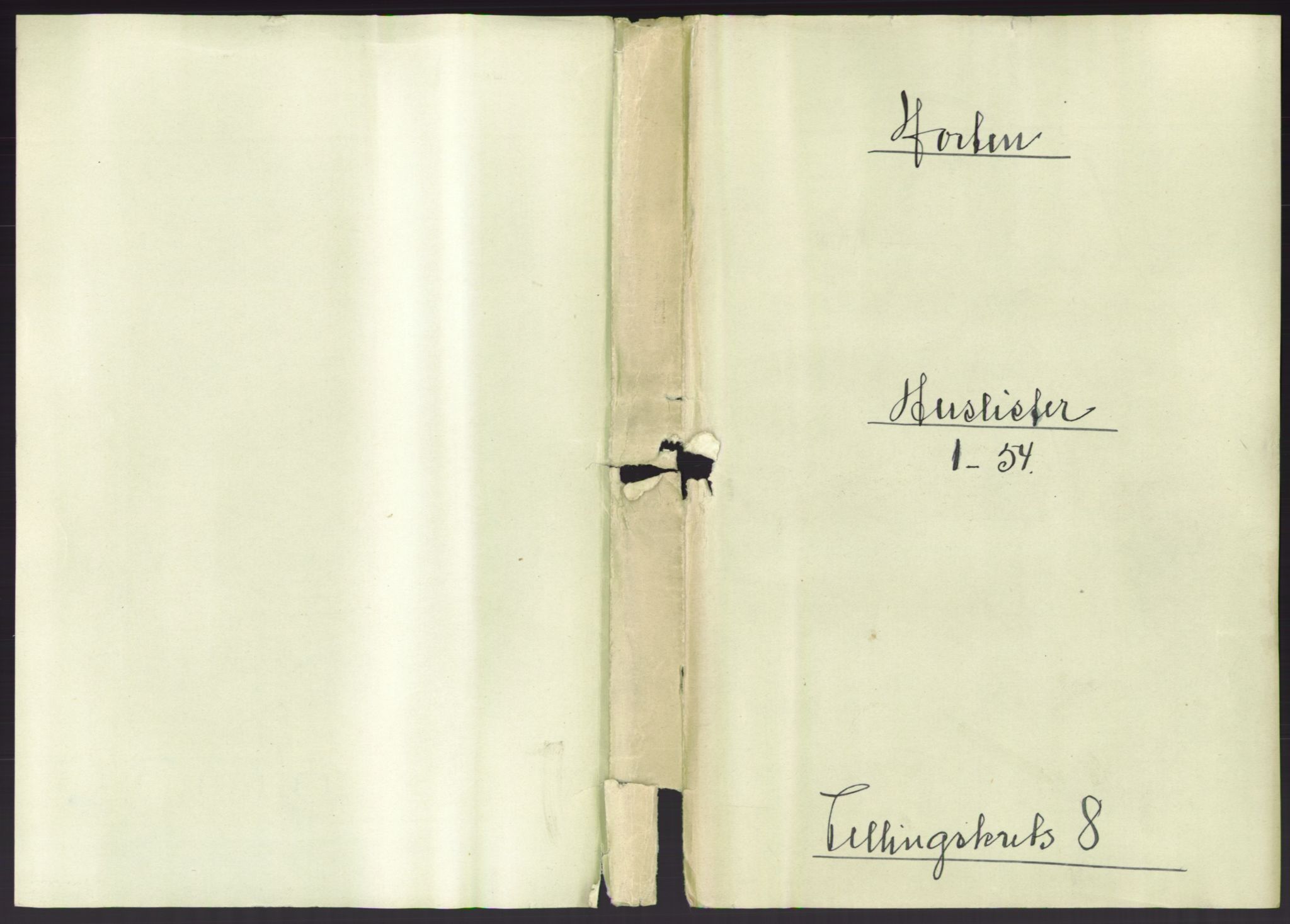 RA, 1891 census for 0703 Horten, 1891, p. 821