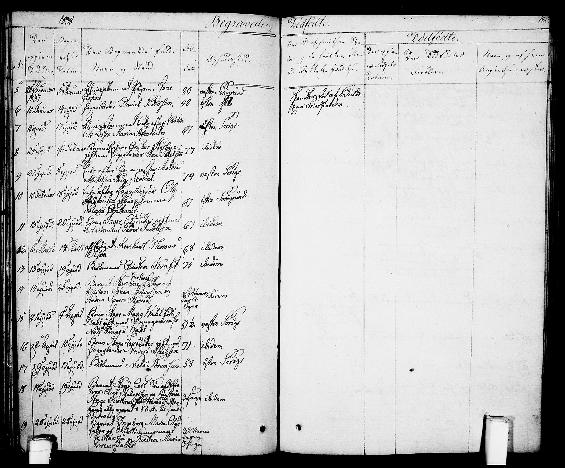 Porsgrunn kirkebøker , SAKO/A-104/F/Fa/L0005: Parish register (official) no. 5, 1828-1840, p. 186