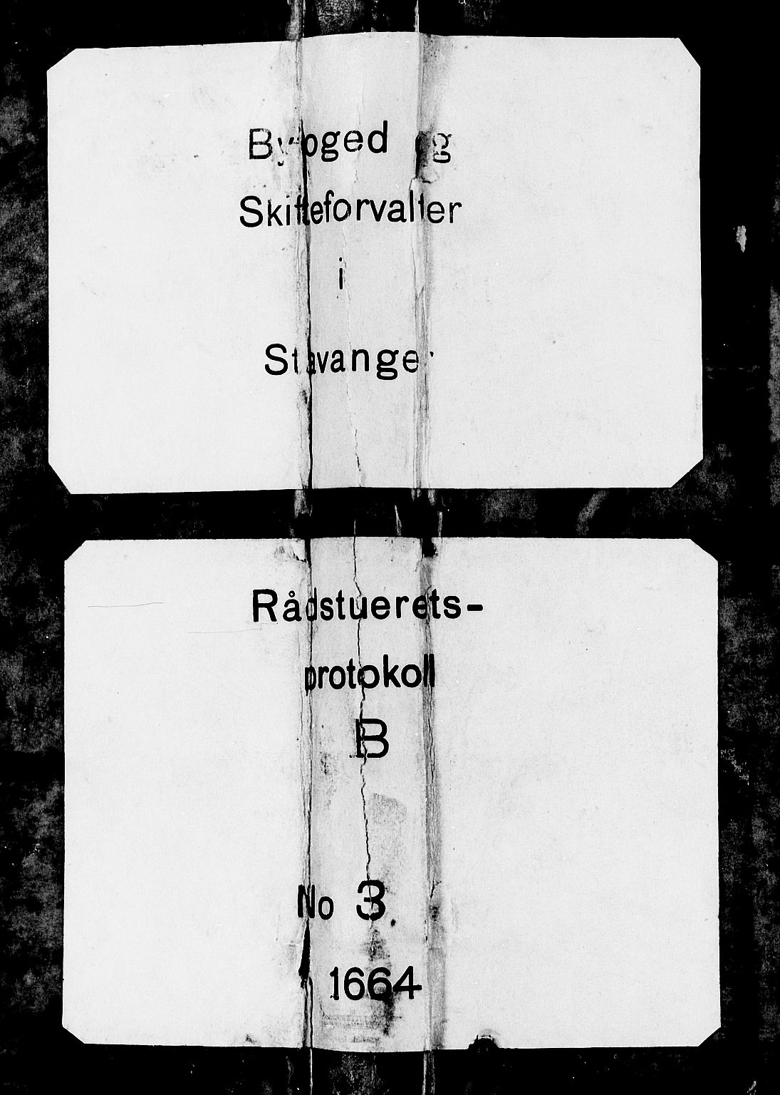 Stavanger byfogd, AV/SAST-A-101408/001/3/30/30BB/L0003: Rådsturettprotokoll, 1664