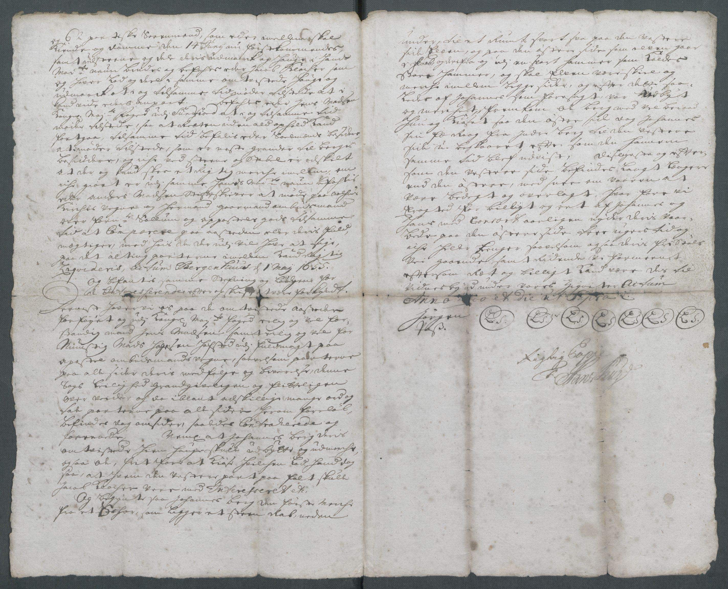Riksarkivets diplomsamling, AV/RA-EA-5965/F02/L0166: Dokumenter, 1654-1656, p. 124